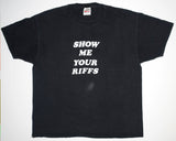 Sleater Kinney - Show Me Your Riffs 90's Tour Shirt Size XL