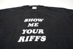 Sleater Kinney - Show Me Your Riffs 90's Tour Shirt Size XL