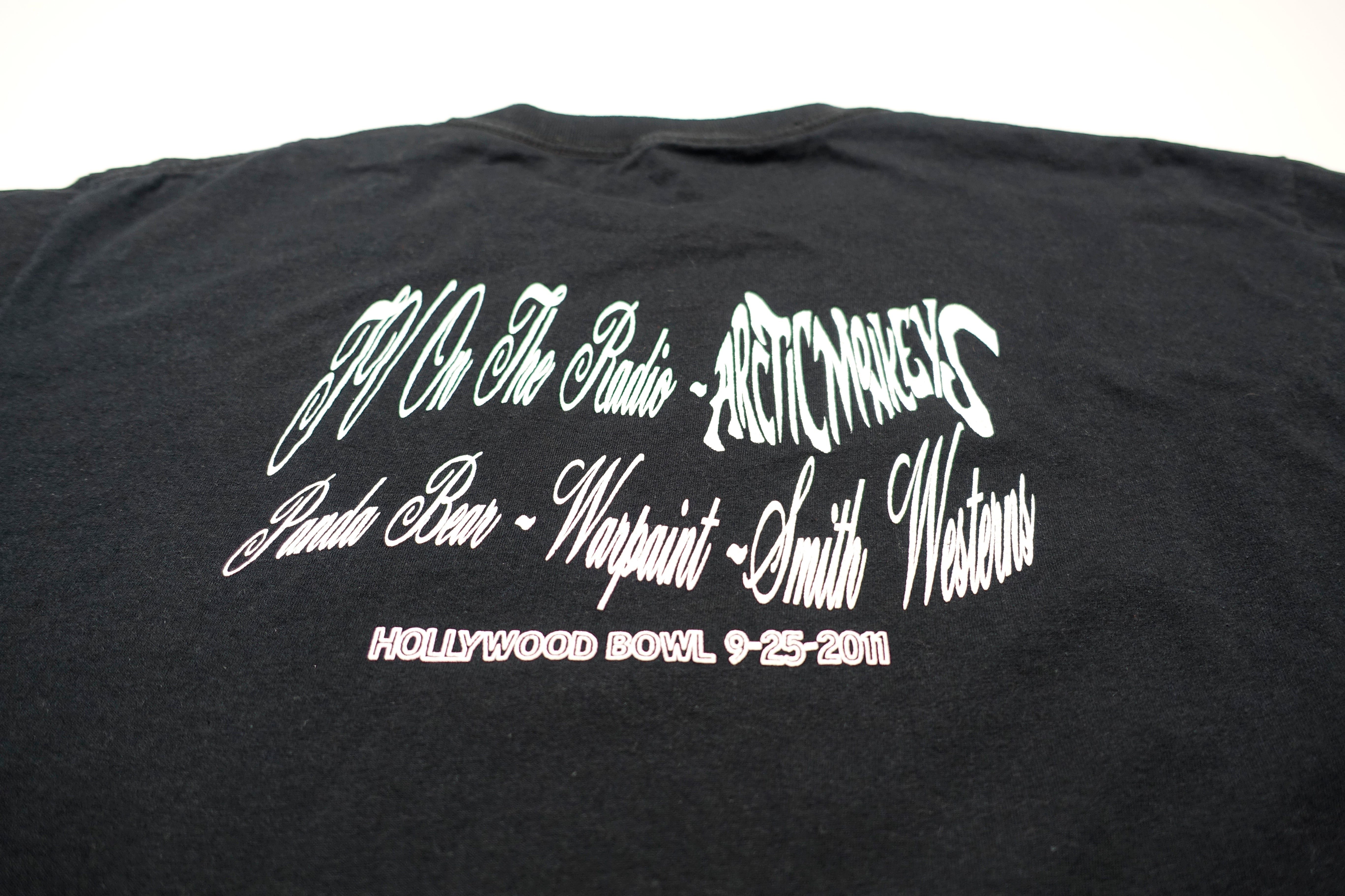 TV On The Radio - Fairy w/ Antlers Hollywood Bowl 2011 Tour Shirt Size Large (Maybe Bootleg?)