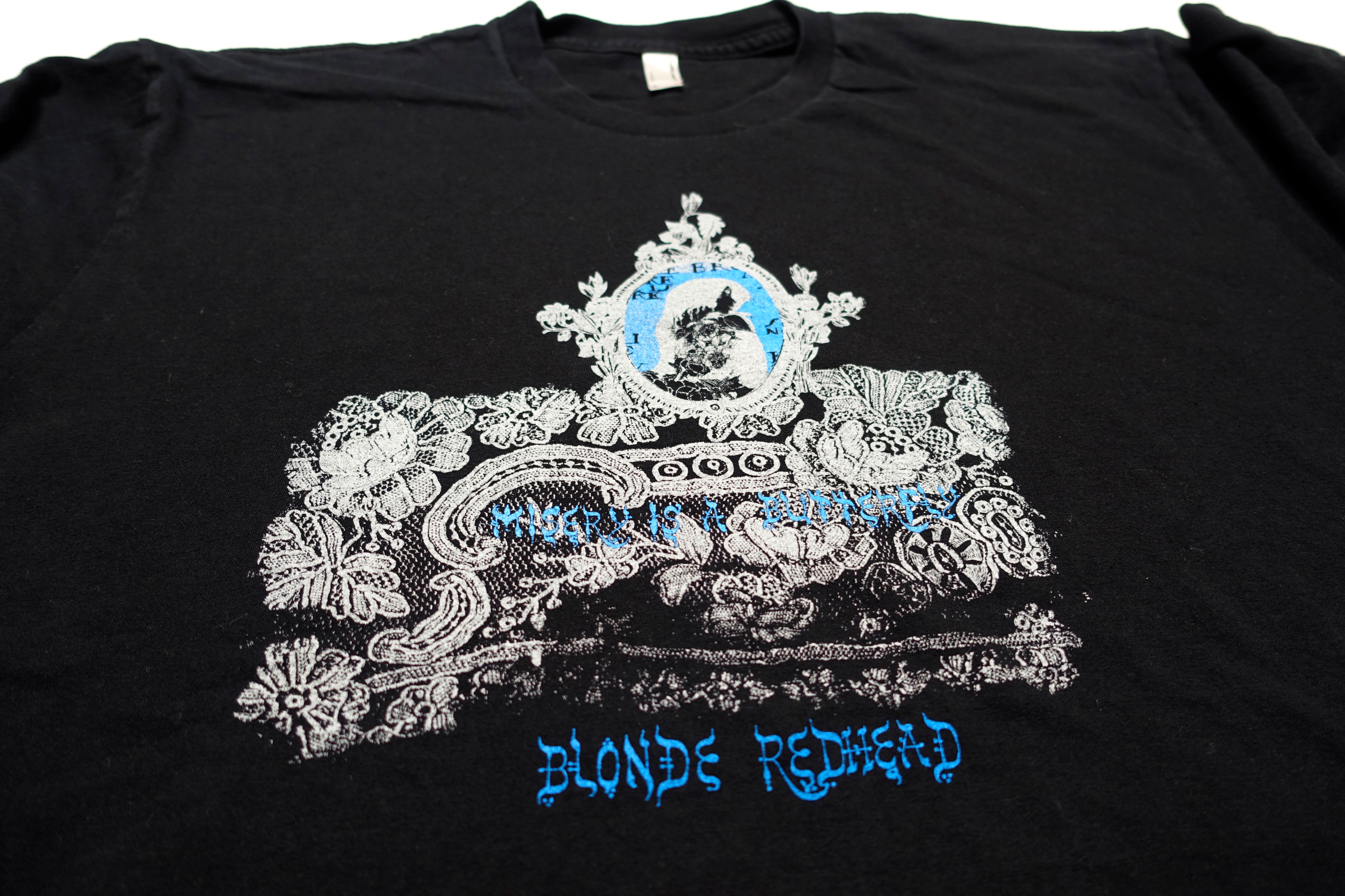 Blonde Redhead - Misery Is A Butterfly 2004 Tour Shirt Size XL