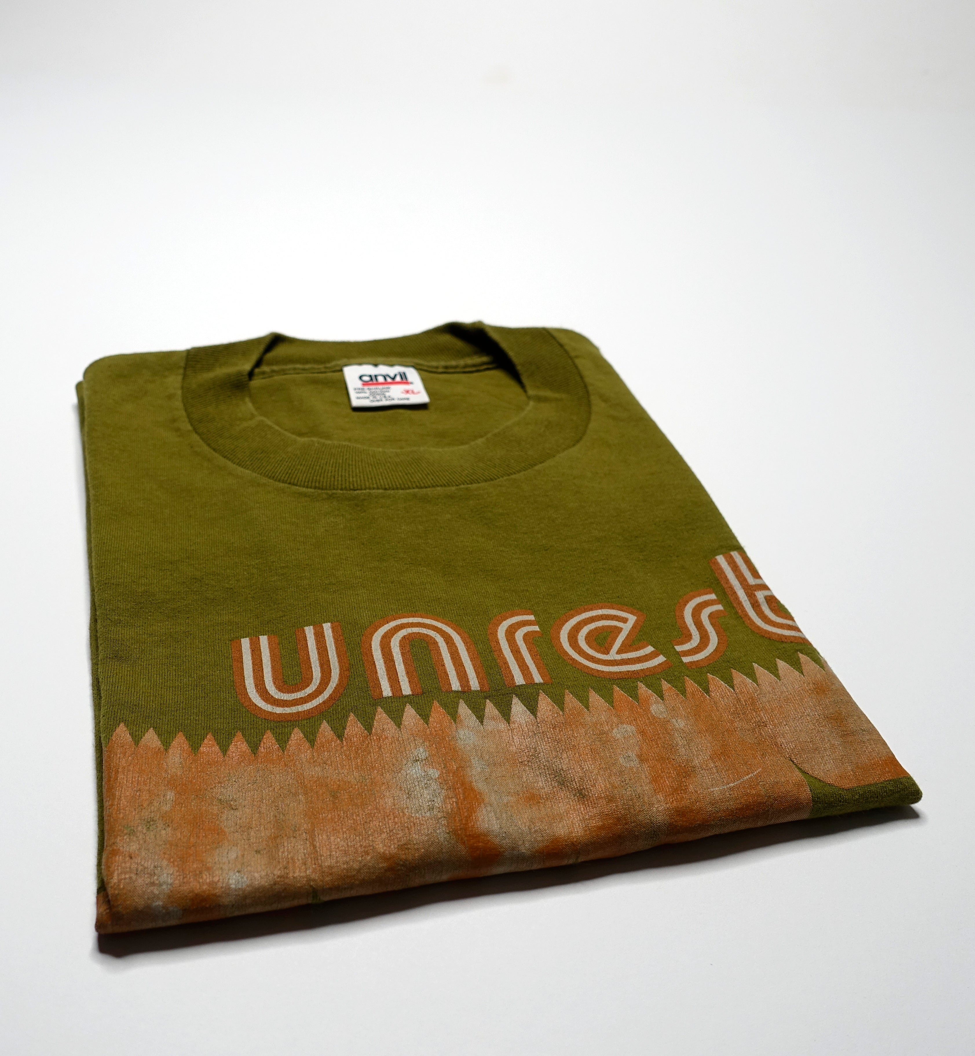 Unrest - Perfect Teeth 1993 Tour Shirt Size XL