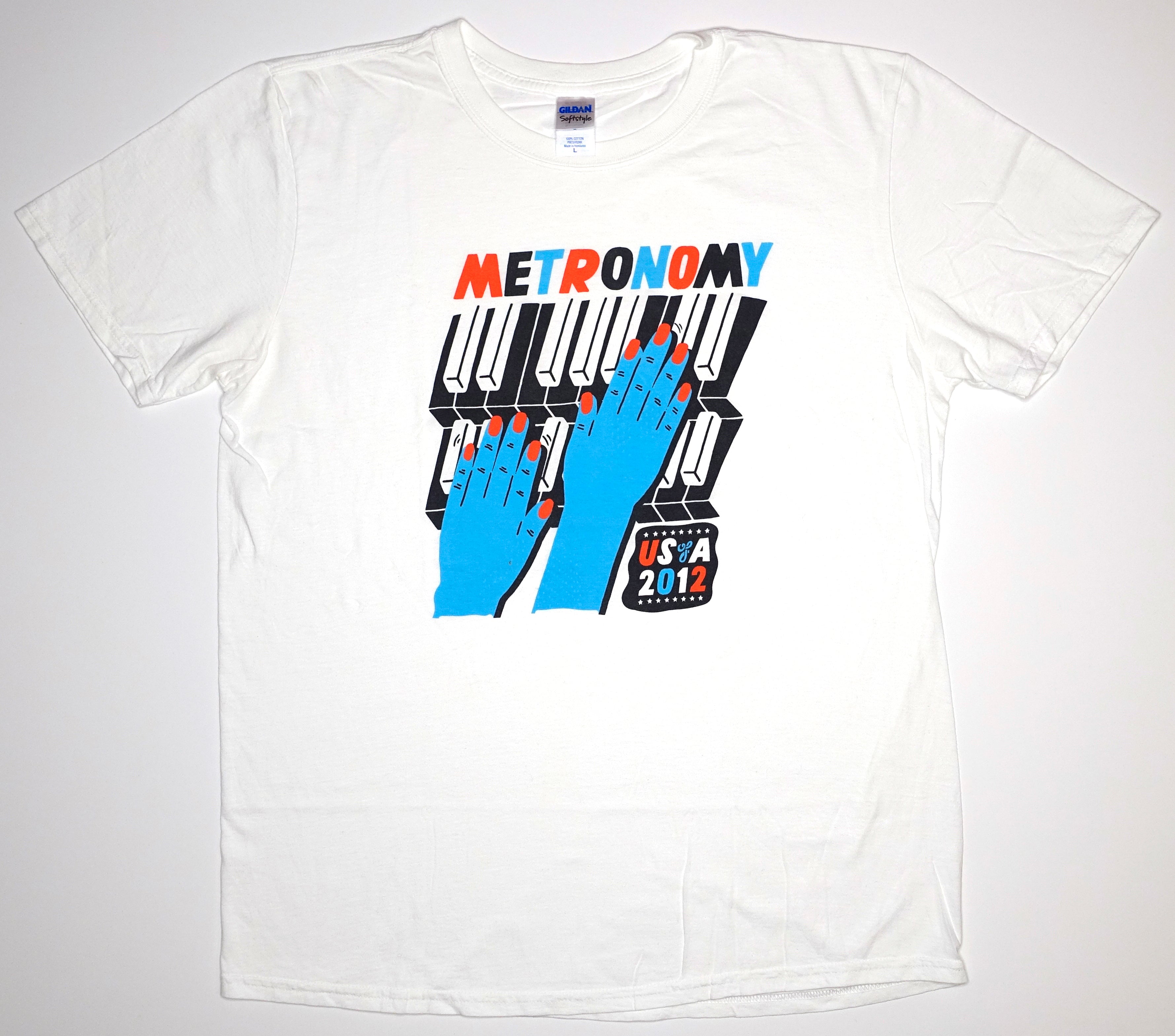 Metronomy ‎– The English Riviera 2012 USA Tour Shirt Size Large