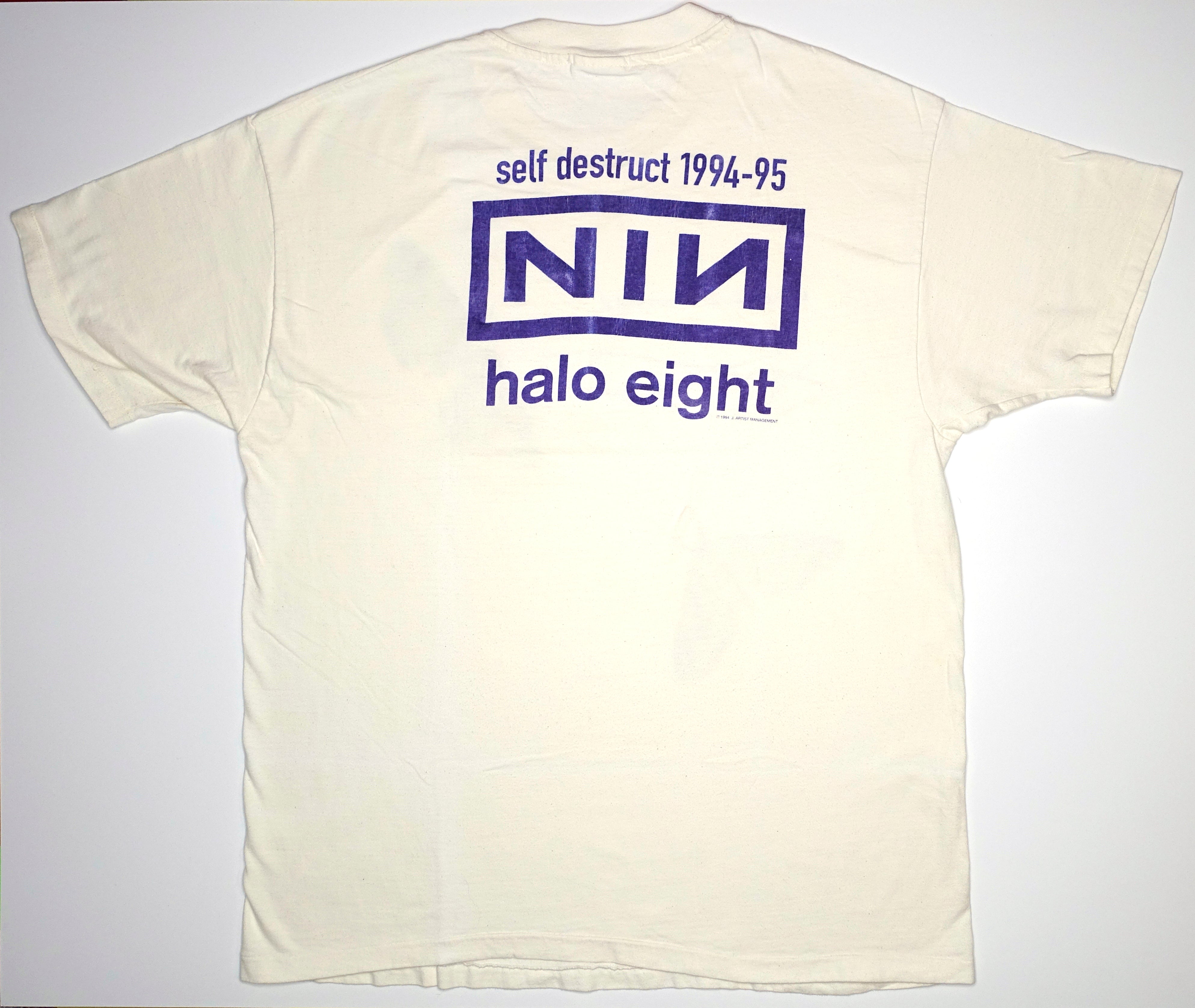 Nine Inch Nails ‎– Downward Spiral / Self Destruct 1994-1995 Tour Shirt Size XL