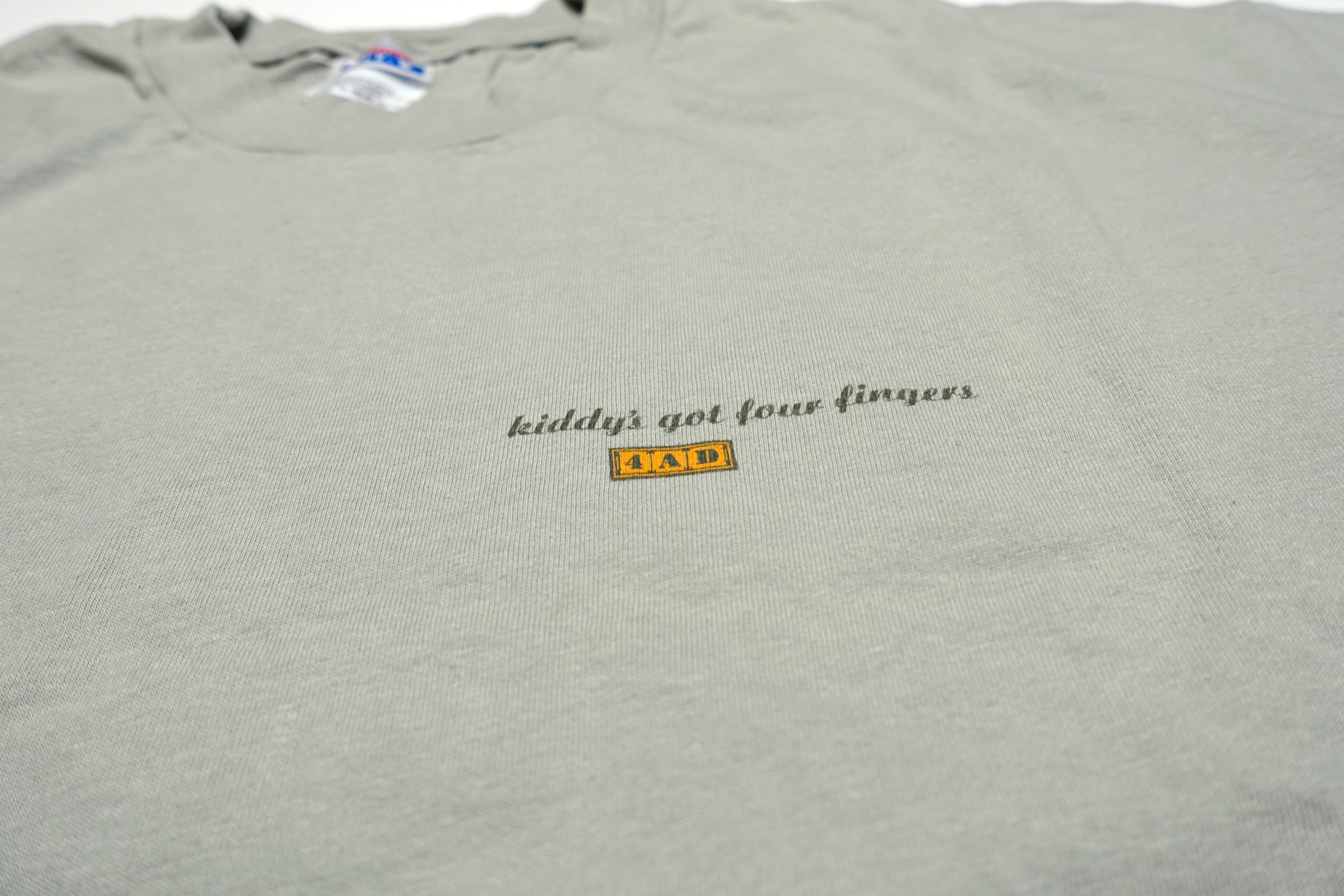 4AD - Kiddy's Got Four Fingers 1998 Compilation Shirt Size XL