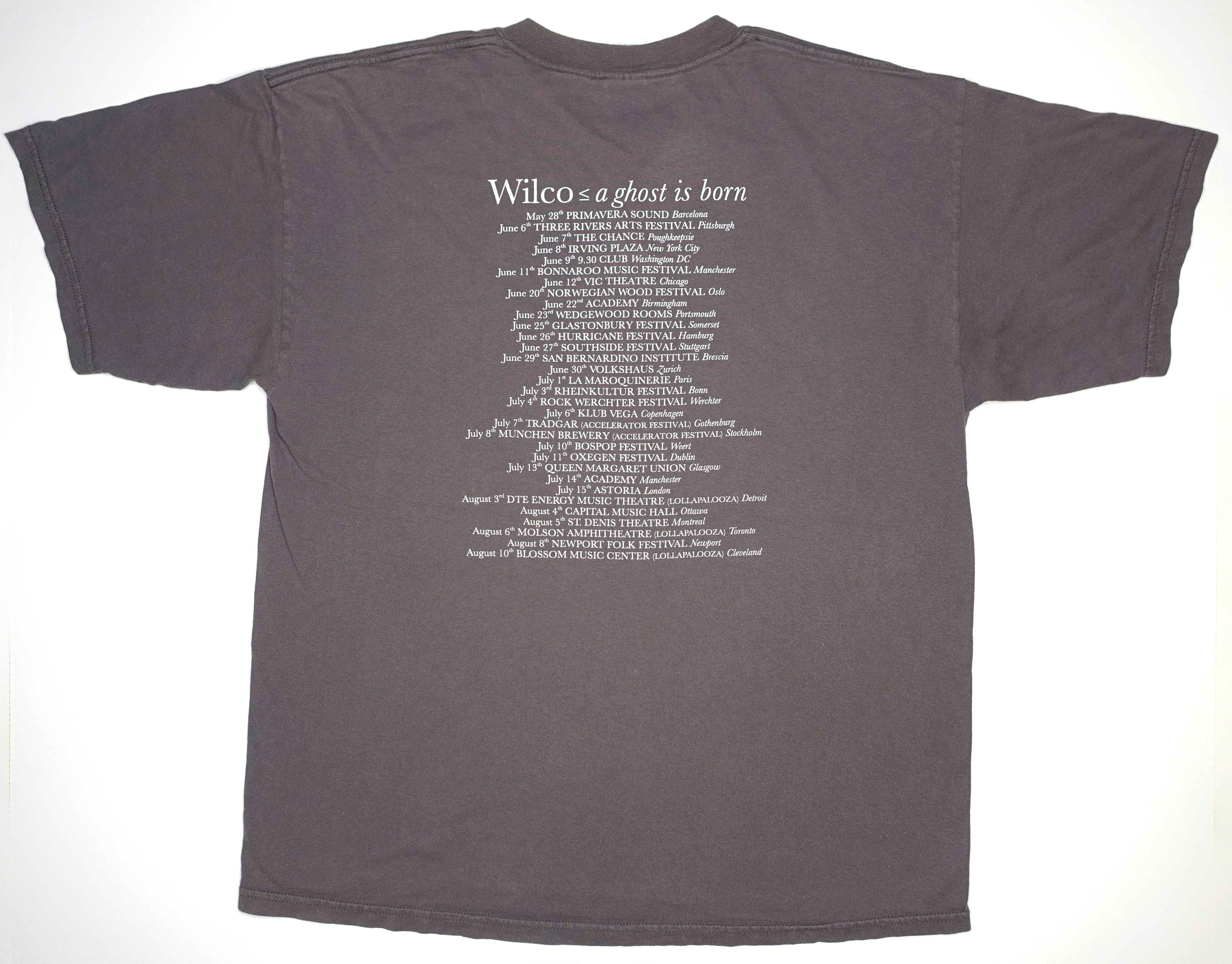 Wilco ‎– A Ghost Is Born 1997 World Tour Shirt Size XL