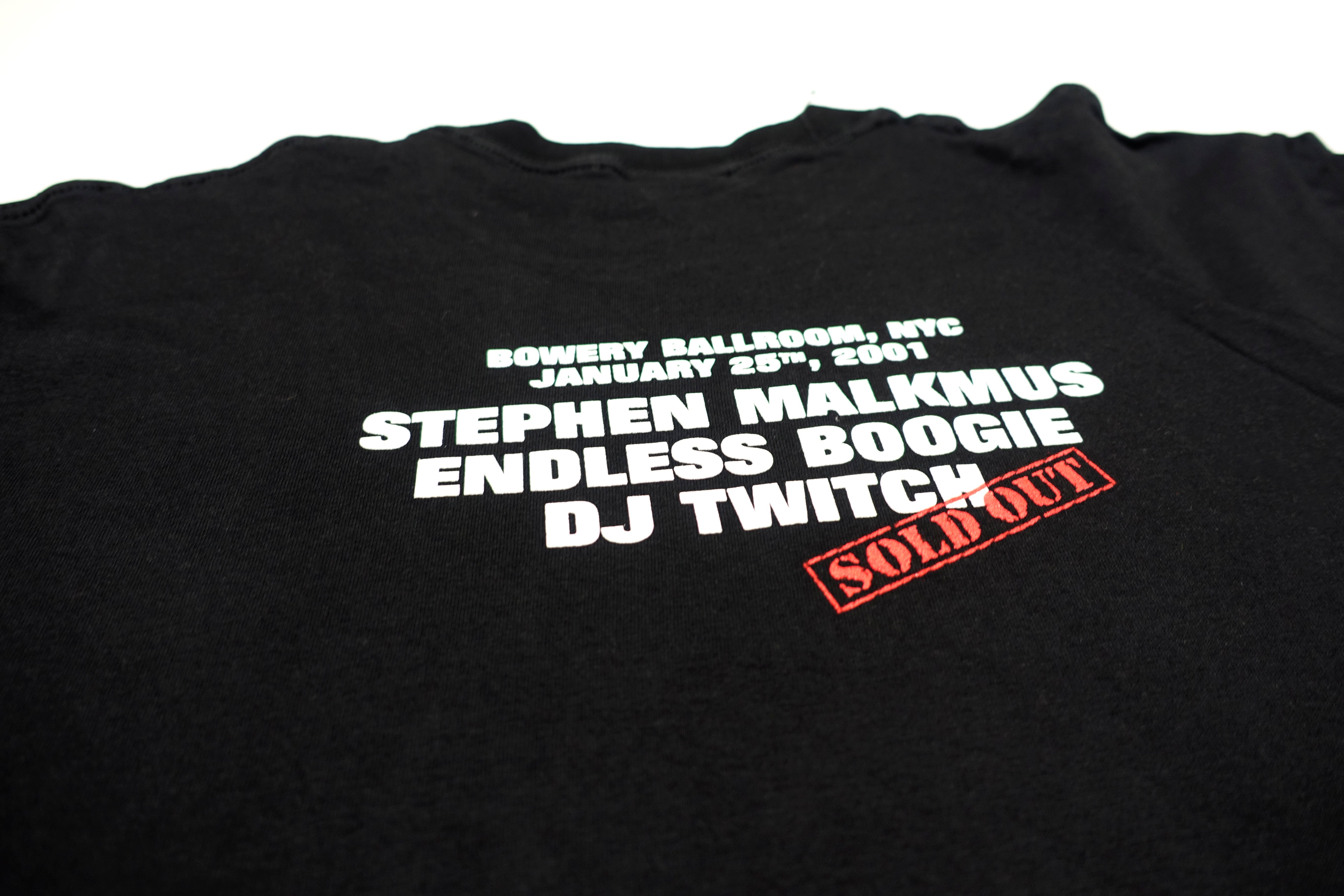 Stephen Malkmus - Who The Fuck Is Stephen Malkmus? 2001 Tour Shirt Size Large