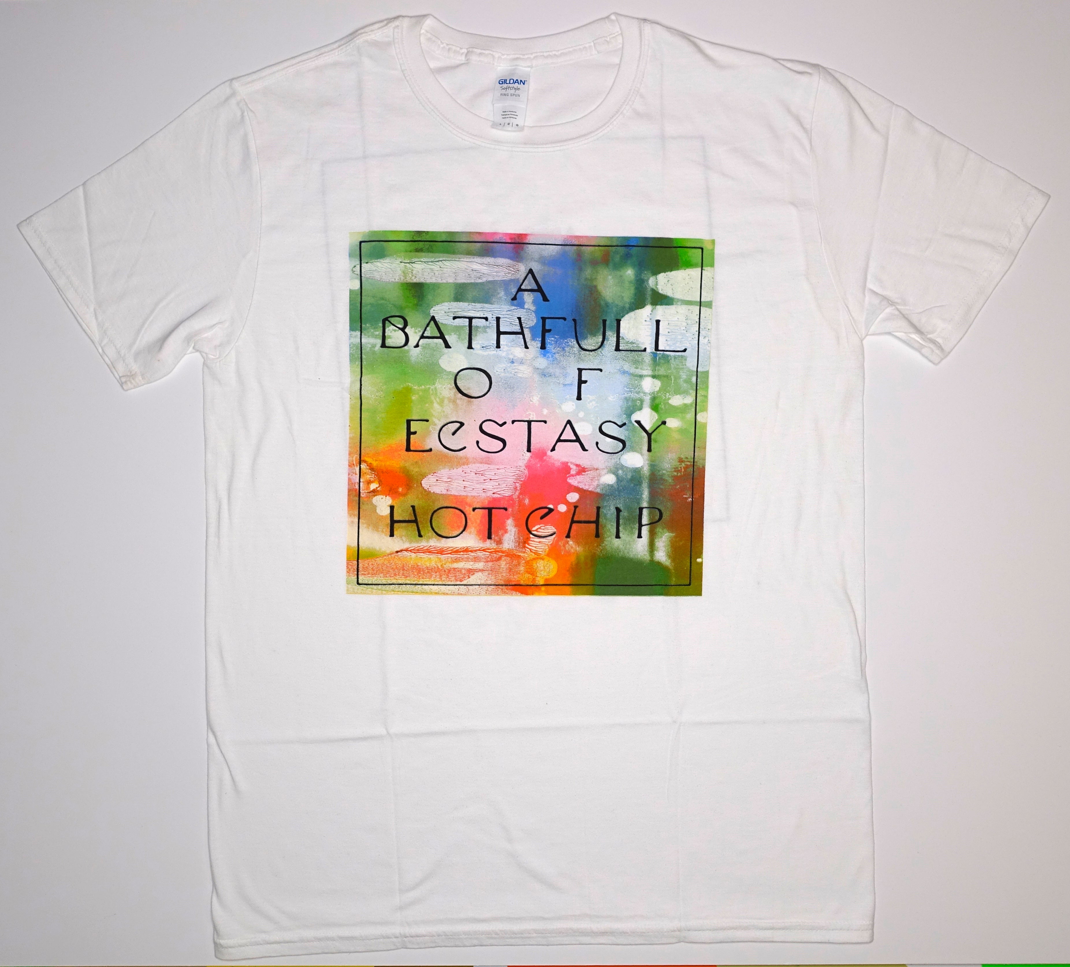 Hot Chip - A Bathfull Of Ecstasy 2019 World Tour Shirt (White) Size Large