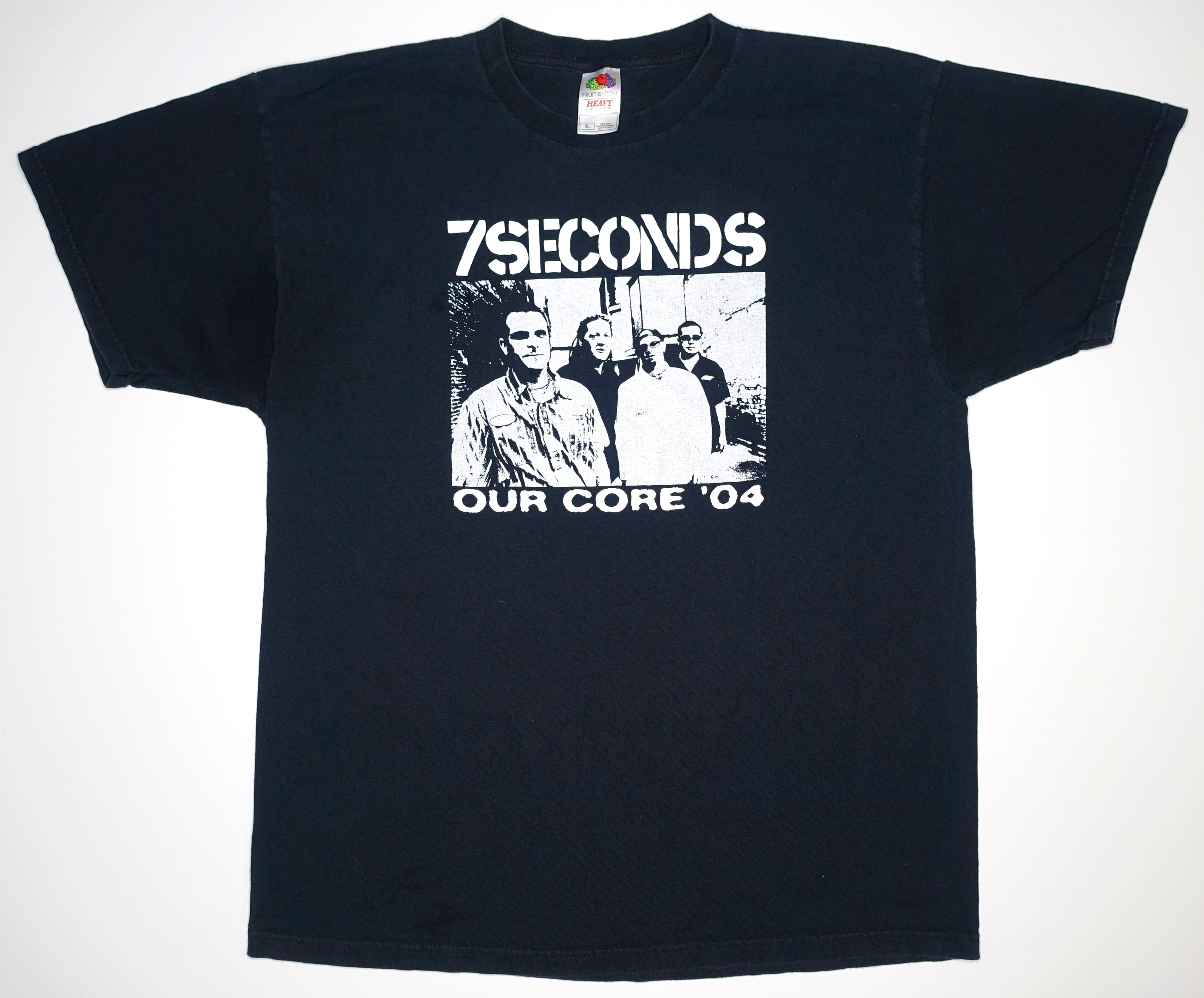 7 Seconds ‎– Our Core 2004 Tour Shirt Size XL