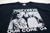 7 Seconds ‎– Our Core 2004 Tour Shirt Size XL