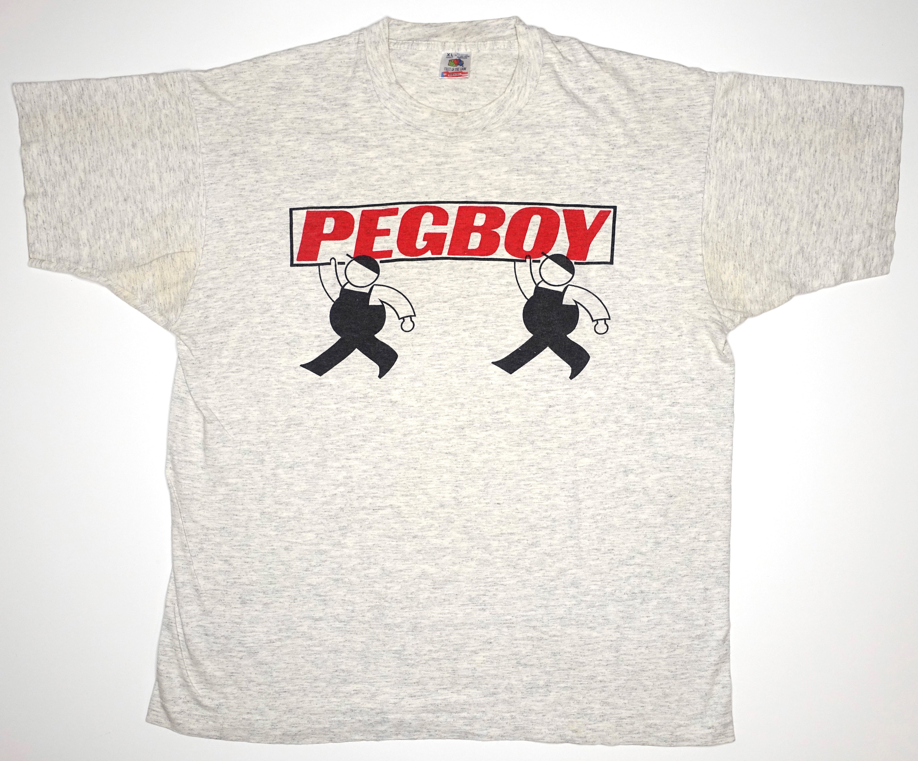 Pegboy - Strong Reaction 1991 US Tour Shirt Size XL (Grey)