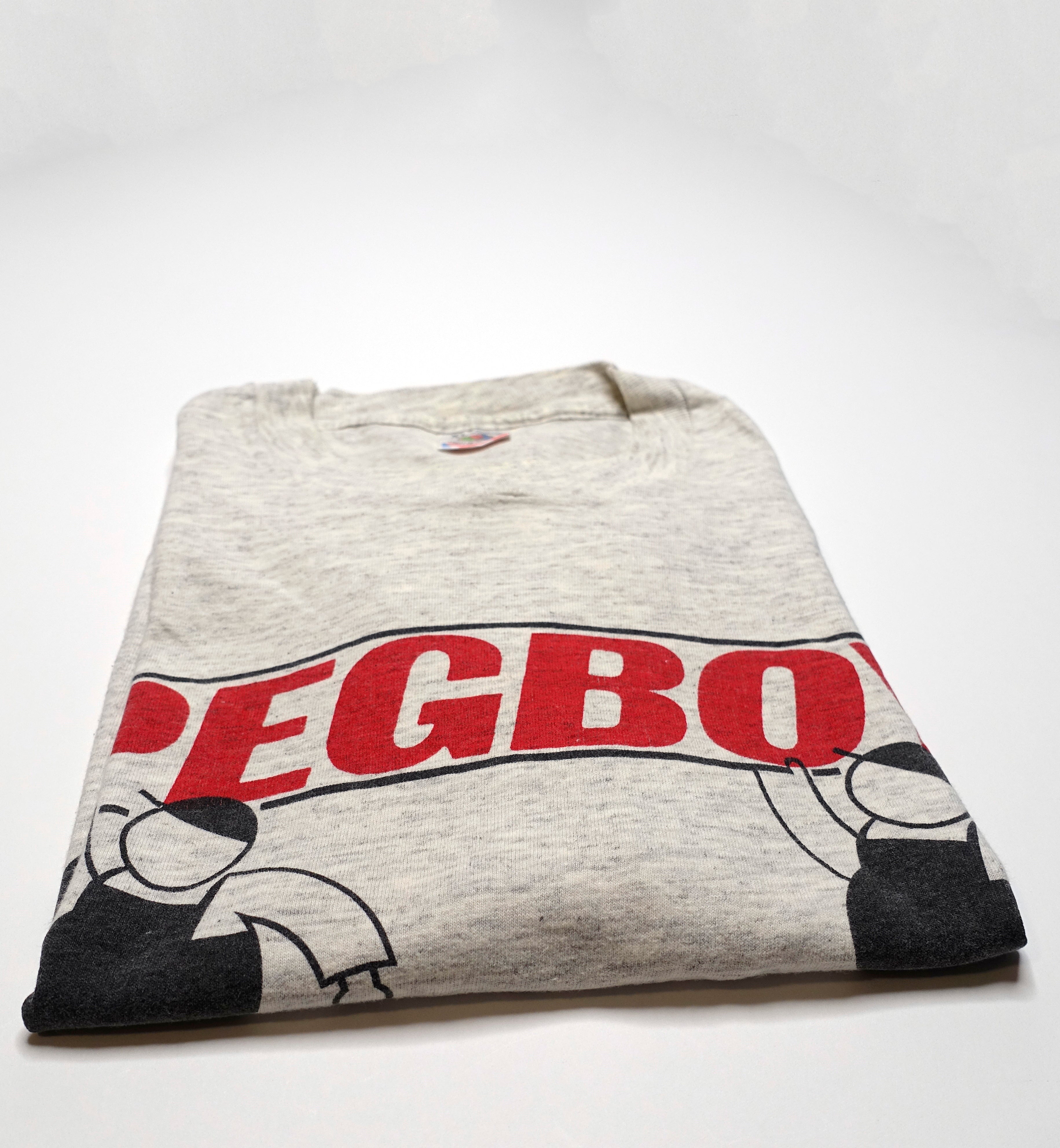 Pegboy - Strong Reaction 1991 US Tour Shirt Size XL (Grey)