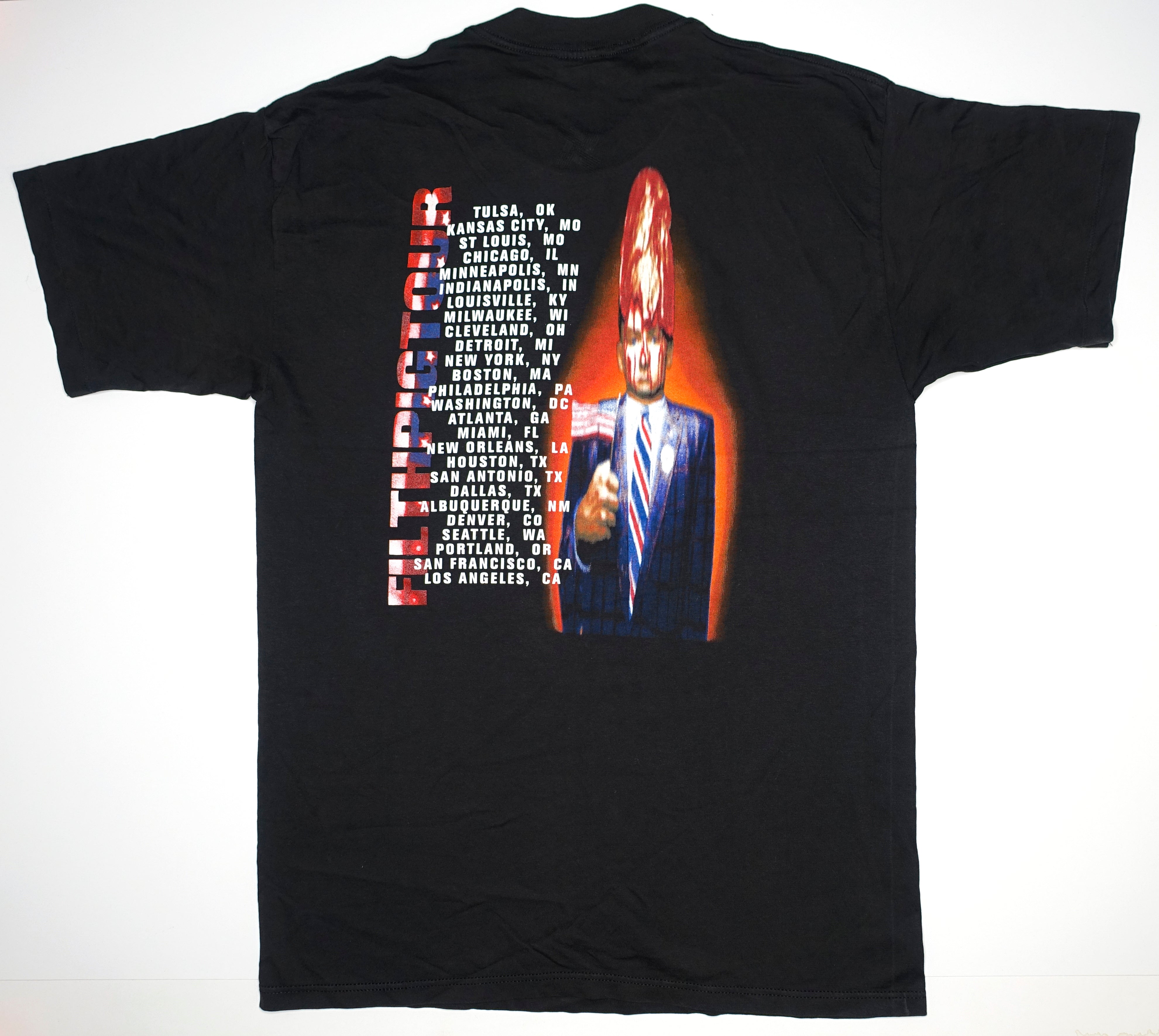 Ministry - Filthy Pig 1995 Tour Shirt Size XL