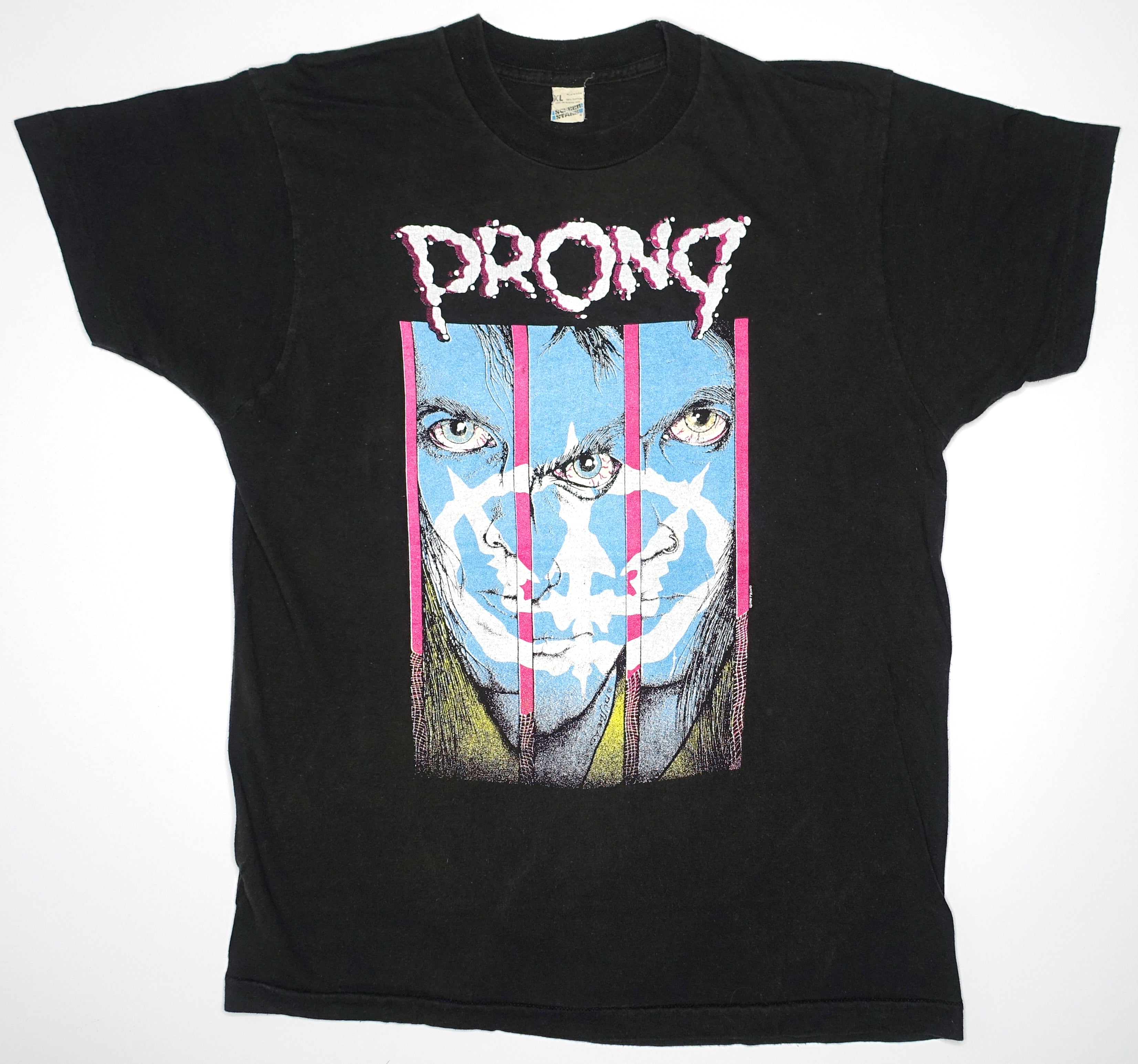 Prong - Beg To Differ American 1990 Tour Shirt Size Large / Medium (Pushead Design)