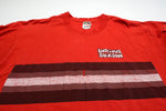 Luscious Jackson - Chest Stripes Tour Long Sleeve Shirt Size XL
