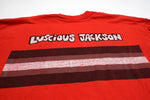 Luscious Jackson - Chest Stripes Tour Long Sleeve Shirt Size XL