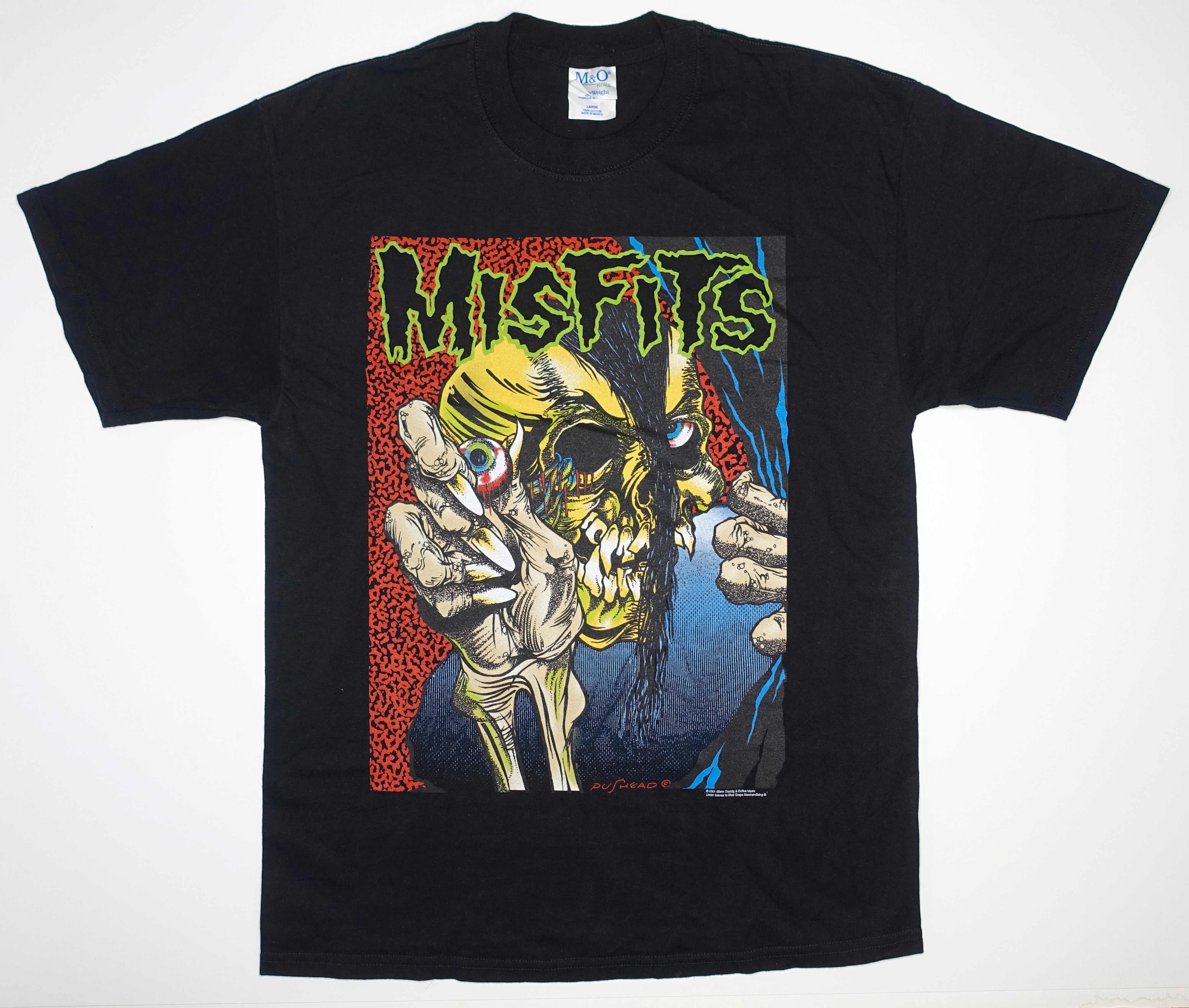 Misfits - Pushead Eyeball 2001 Shirt Size XL