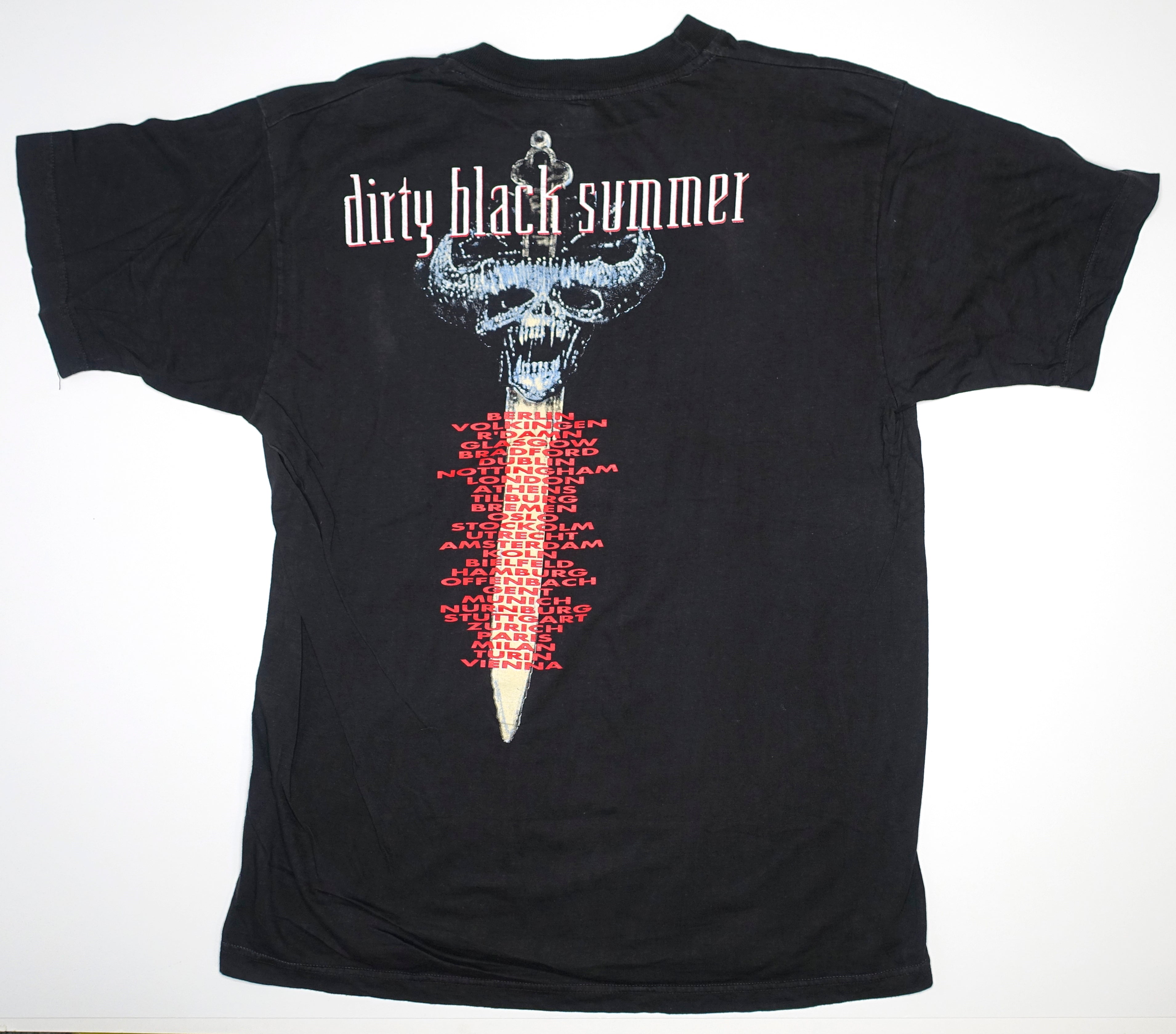 Danzig - How The Gods Kill 1992 European Tour Shirt Size XL