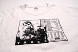 Three (3) - Dischord #33 Advertisement Shirt Size Large (Bootleg by Me)