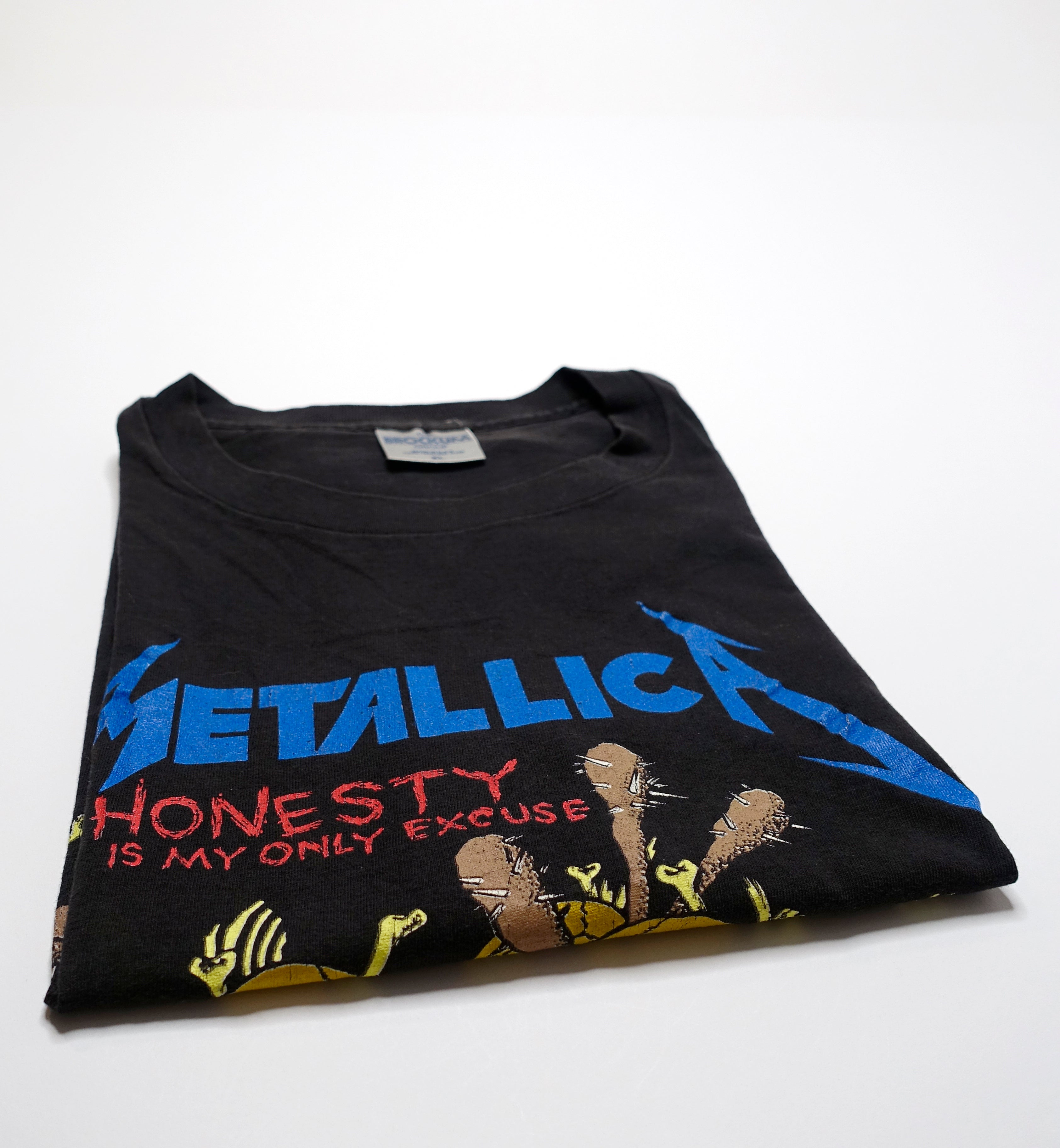 Metallica - Damage Inc. (Reverse Mis-press) 1994 Tour Shirt Size XL (Pushead Design)