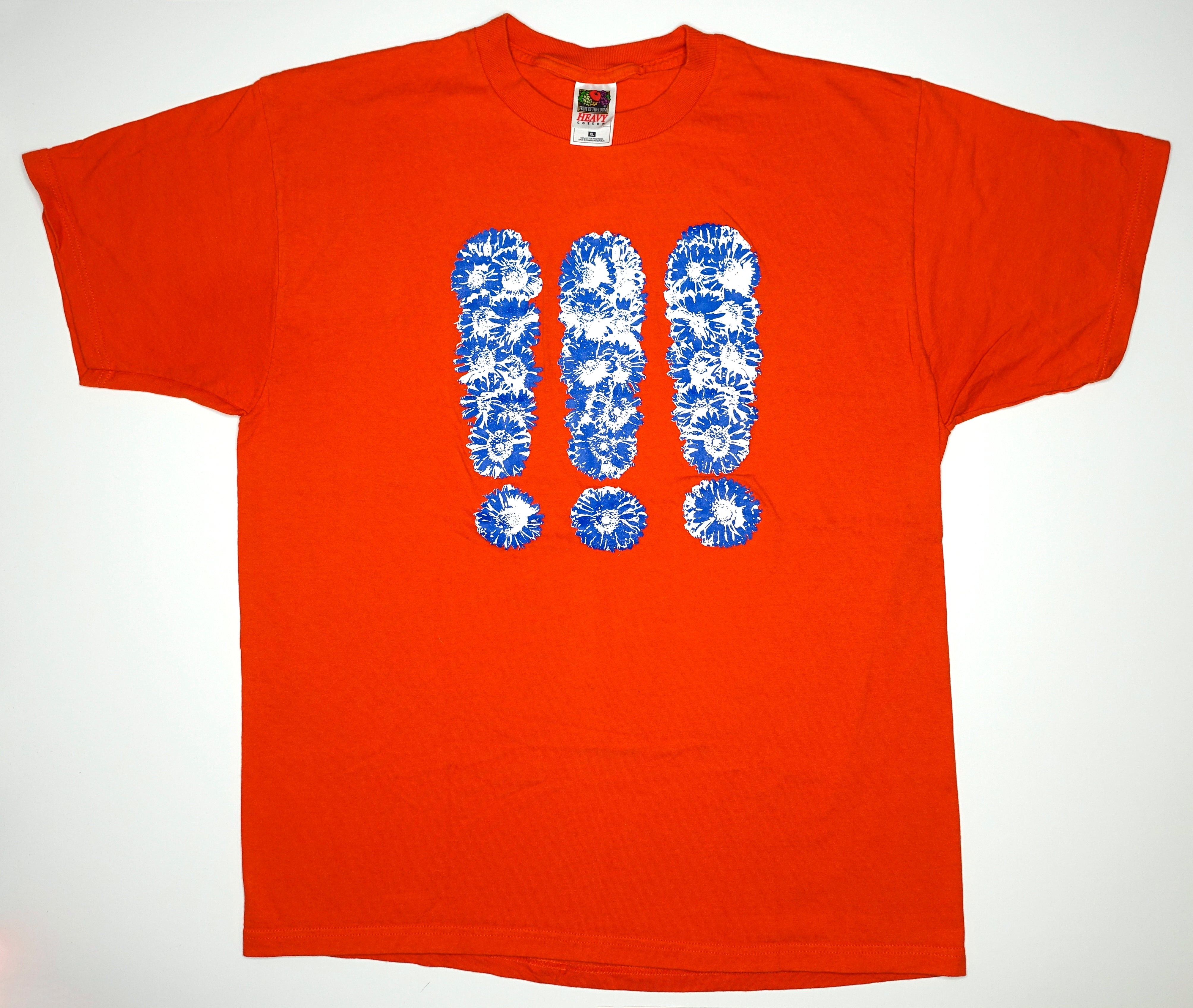 !!! (Chk Chk Chk) - !!! / Self Titled 2000 Tour Shirt Size XL (Orange)