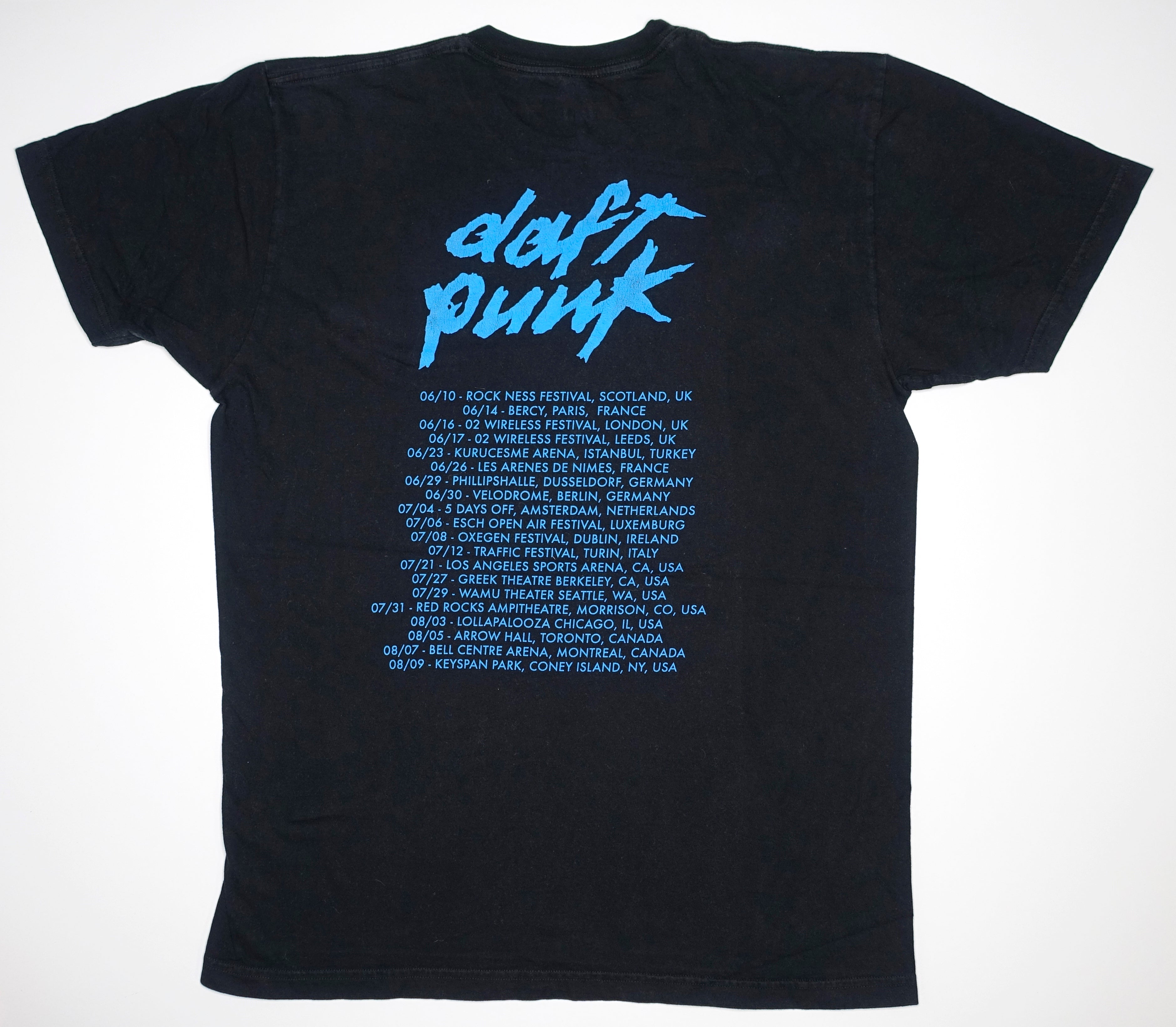 Daft Punk Alive 2007 World Tour Official T-Shirt L Vintage