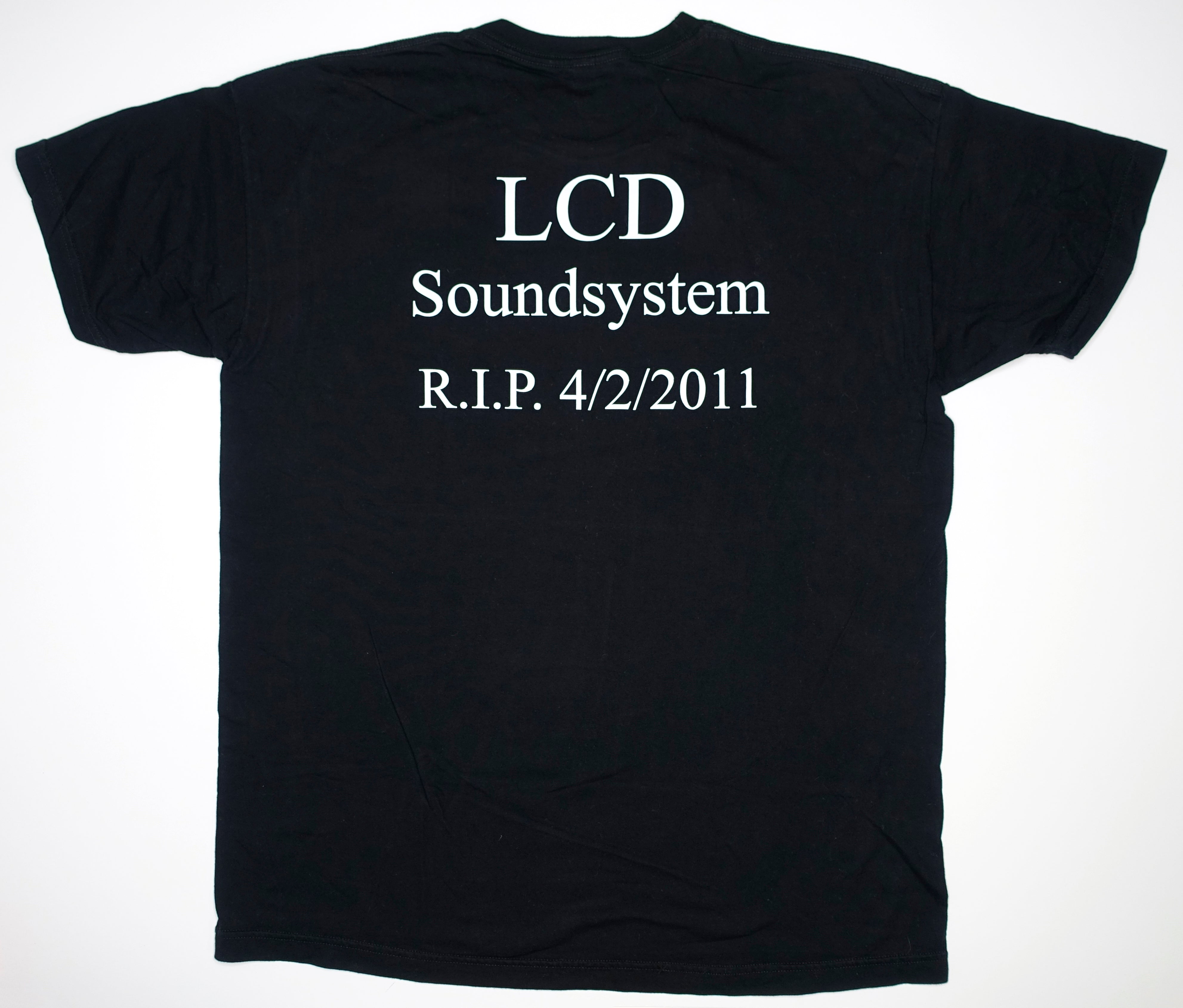 LCD Soundsystem - Last Show at MSG 2011 Tour Shirt Size Large