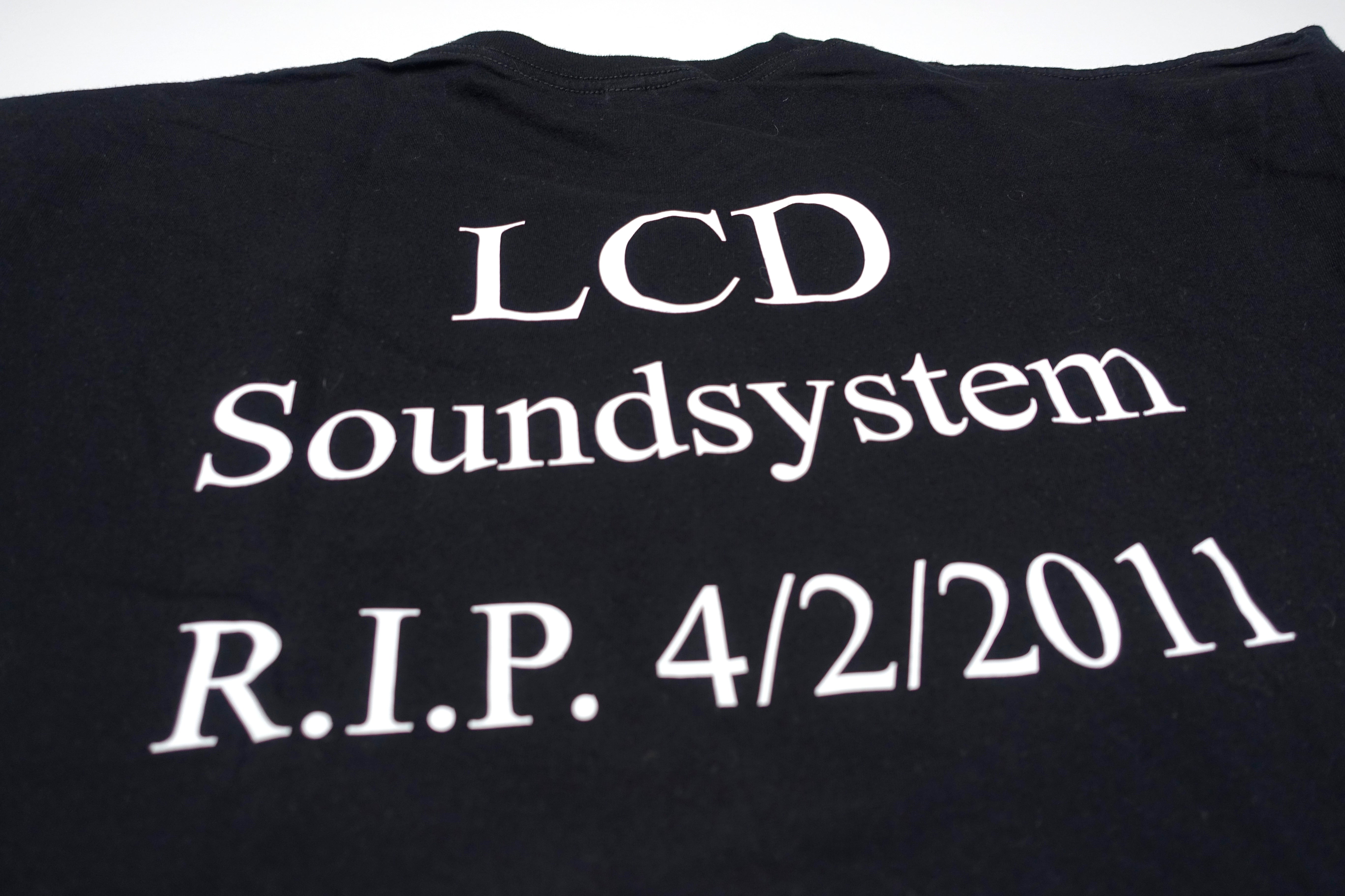LCD Soundsystem - Last Show at MSG 2011 Tour Shirt Size Large