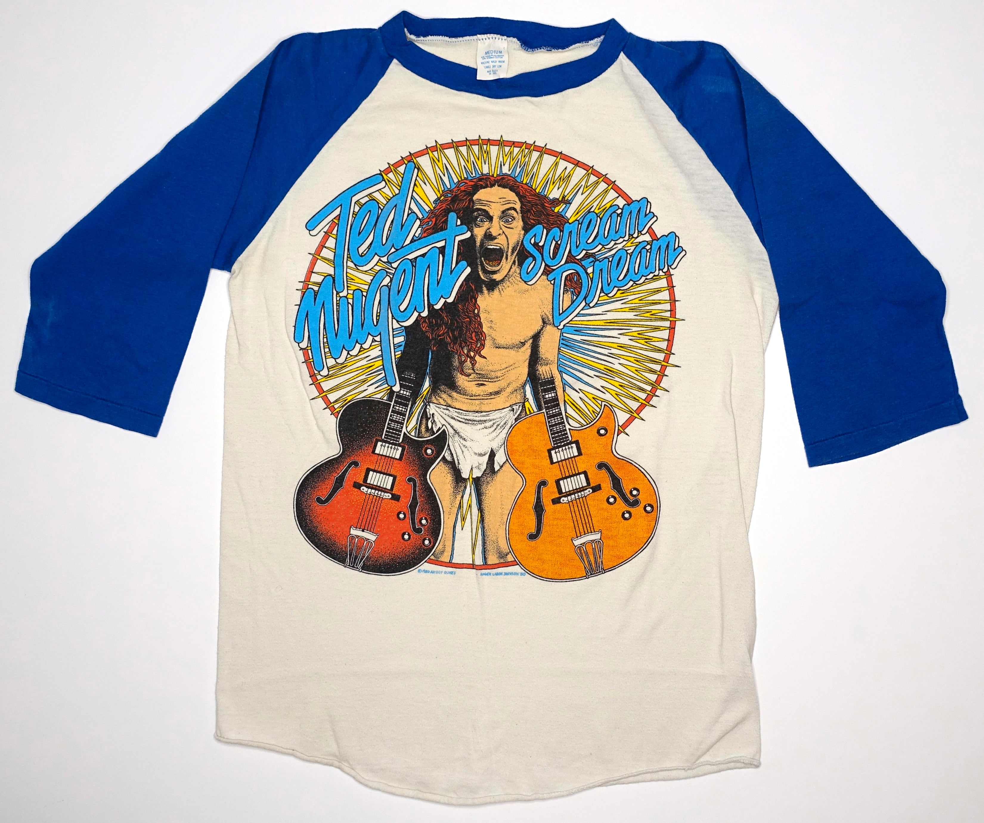 Ted Nugent ‎– Scream Dream 1980 Tour Jersey / Shirt Size Small