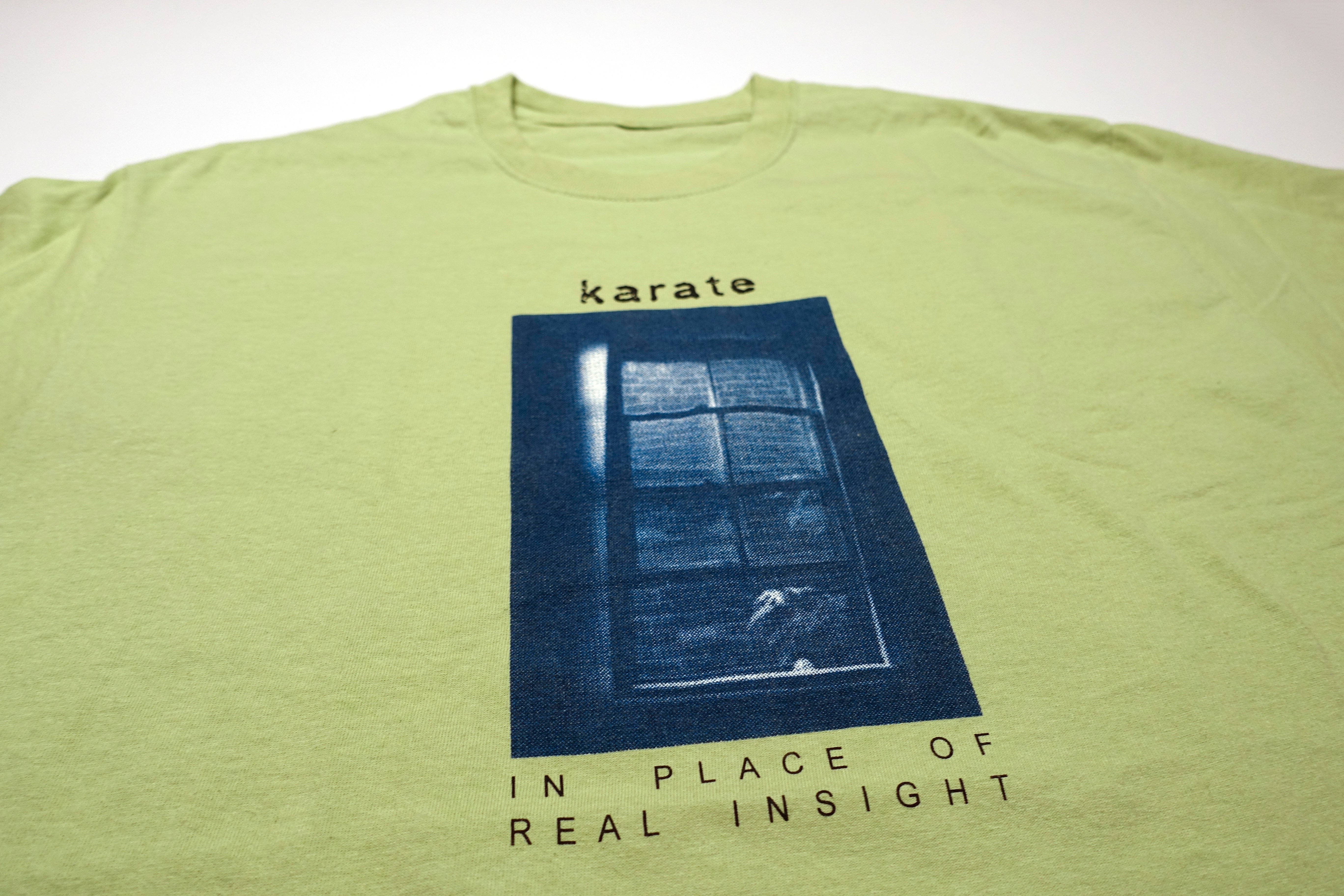 Karate - In Place Of Real Hindsight (Bootleg by me) Shirt Size Large