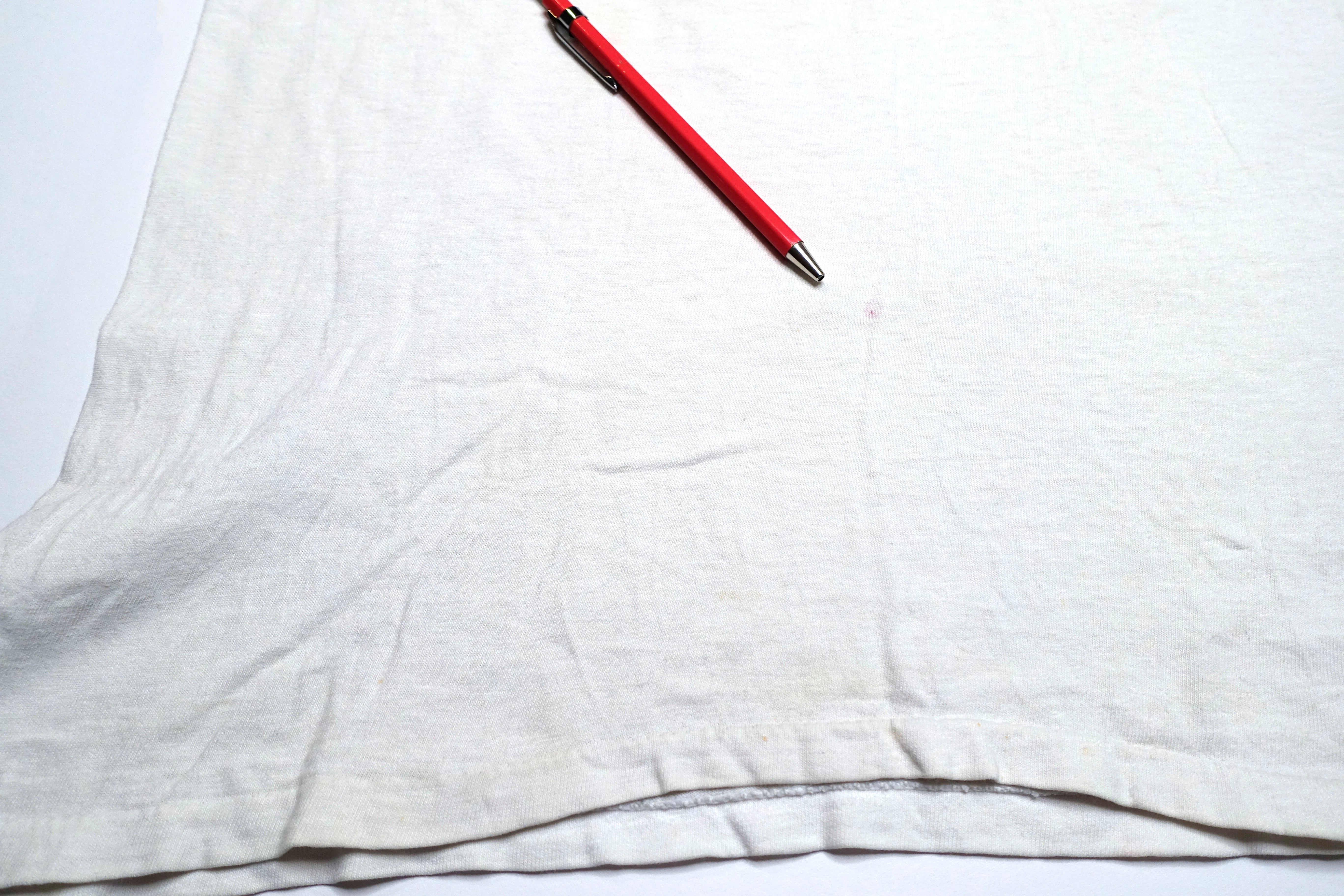 Rocket From The Crypt - Checkered Stripe Tour Shirt Size XL (White)