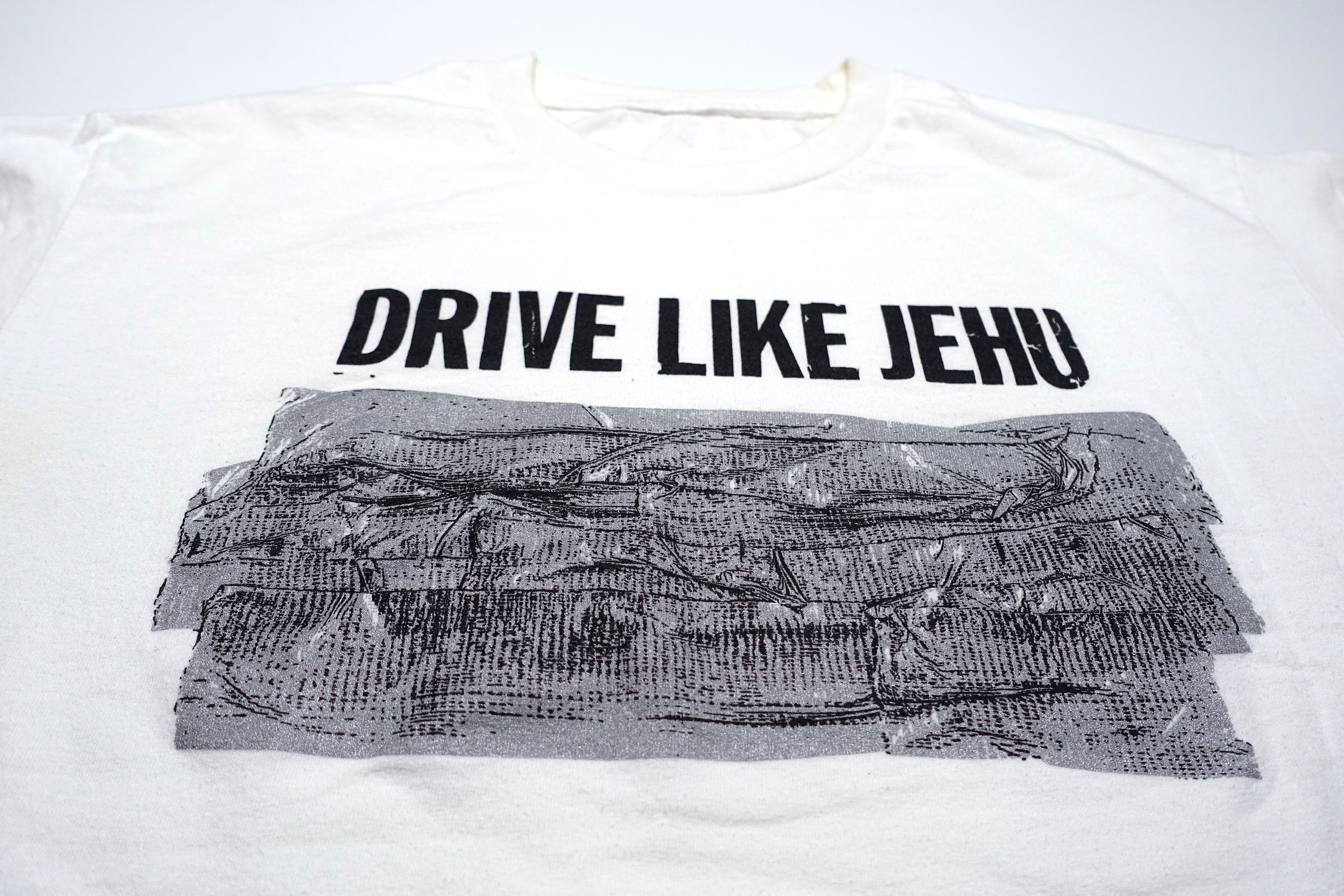 Drive Like Jehu - S/T Duct Tape Tour Shirt Size Large (White)