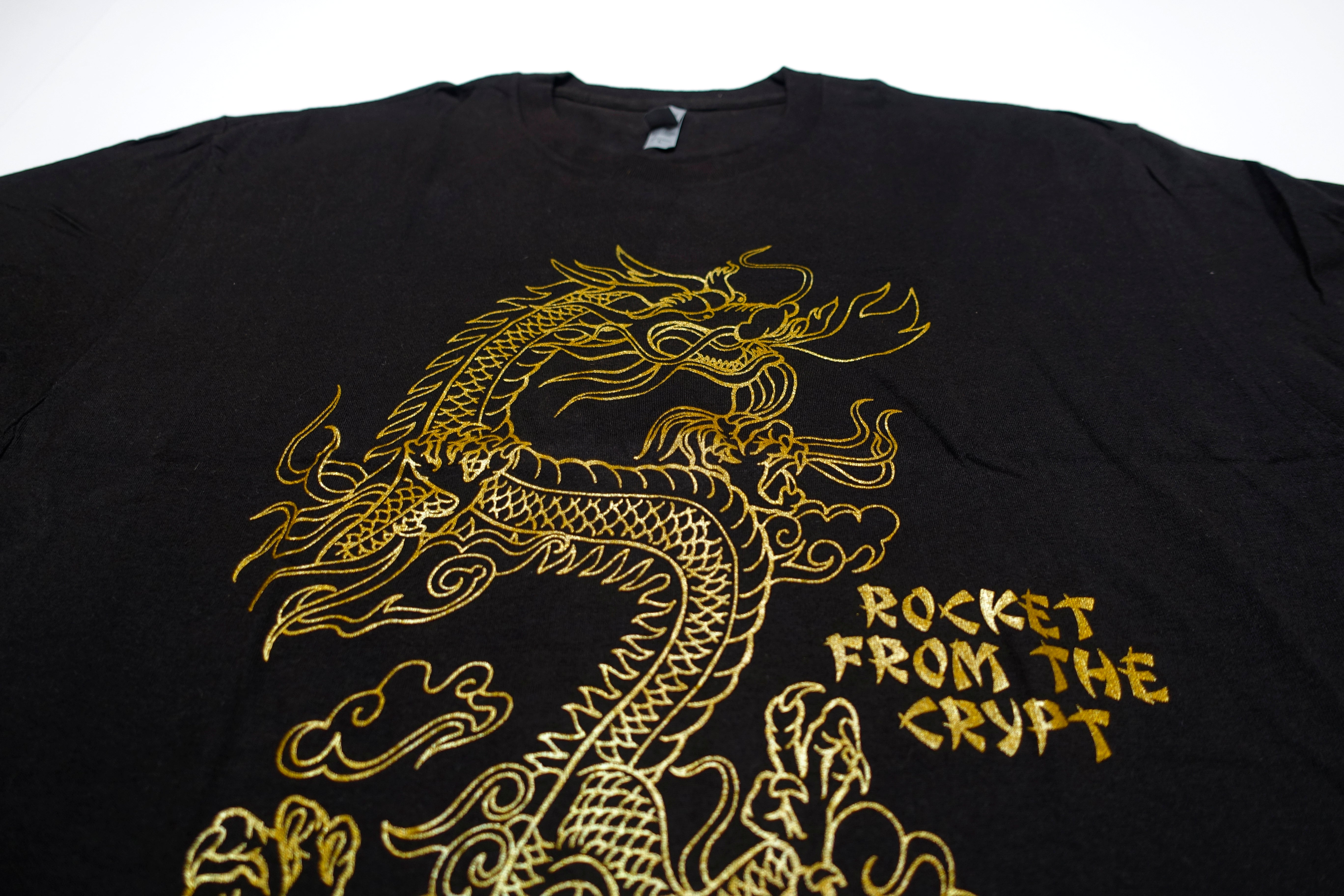 Rocket From The Crypt - 1/C Gold Dragon Tour Shirt Size Large