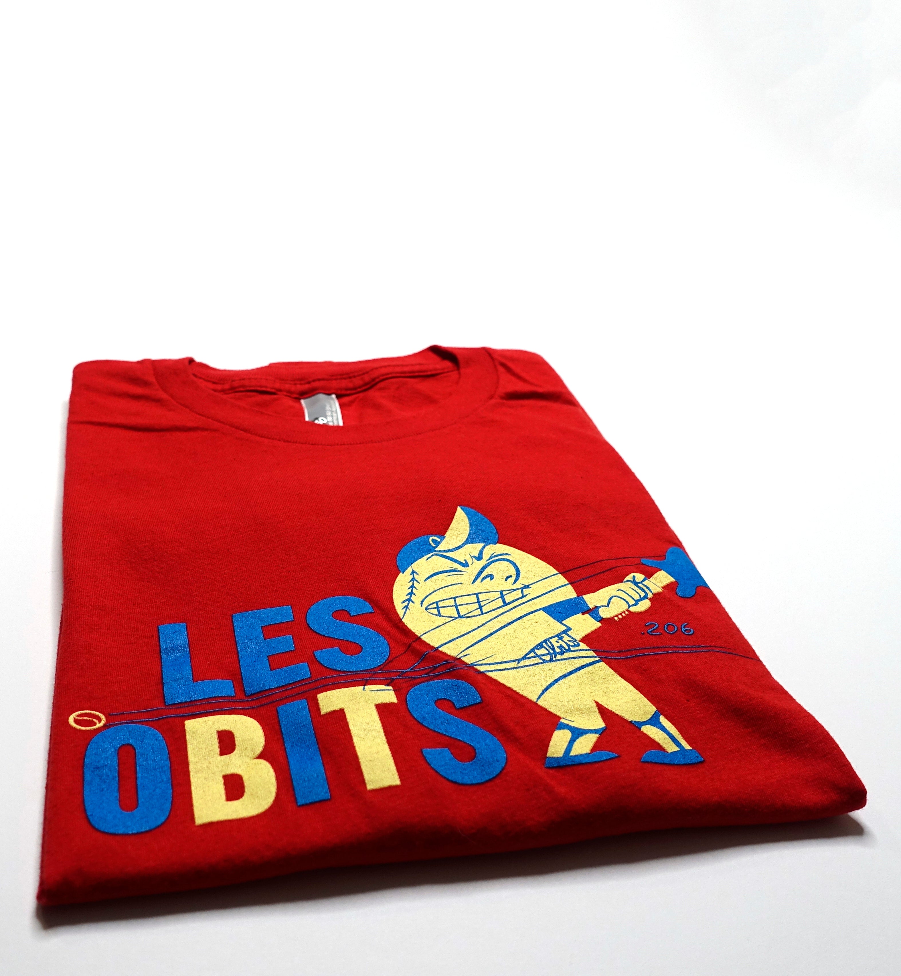 Obits - LES Obits Baseball Man Tour Shirt Size XL