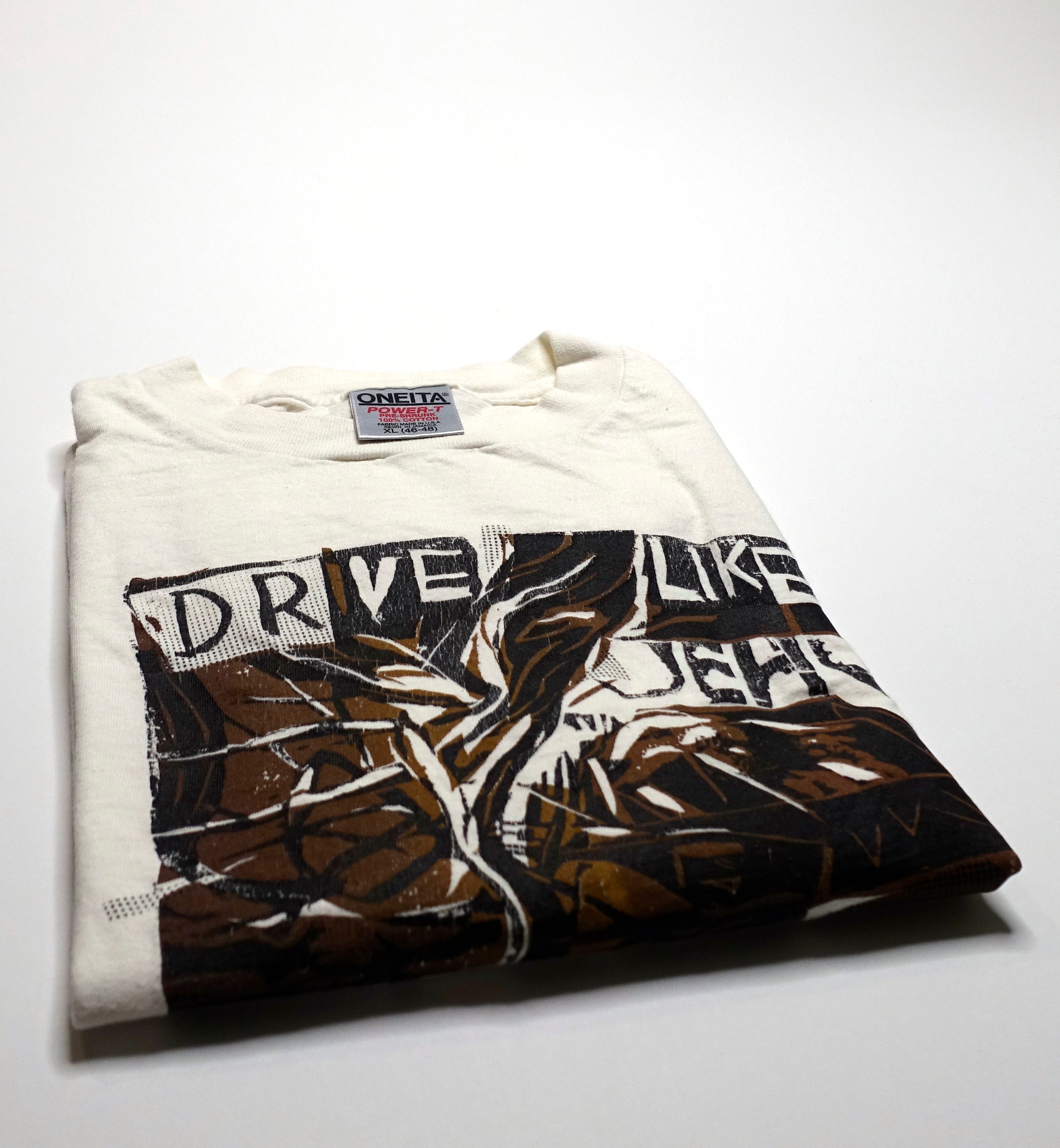 Drive Like Jehu - Froberg Wood Cut Tour Shirt Size XL (Brown)