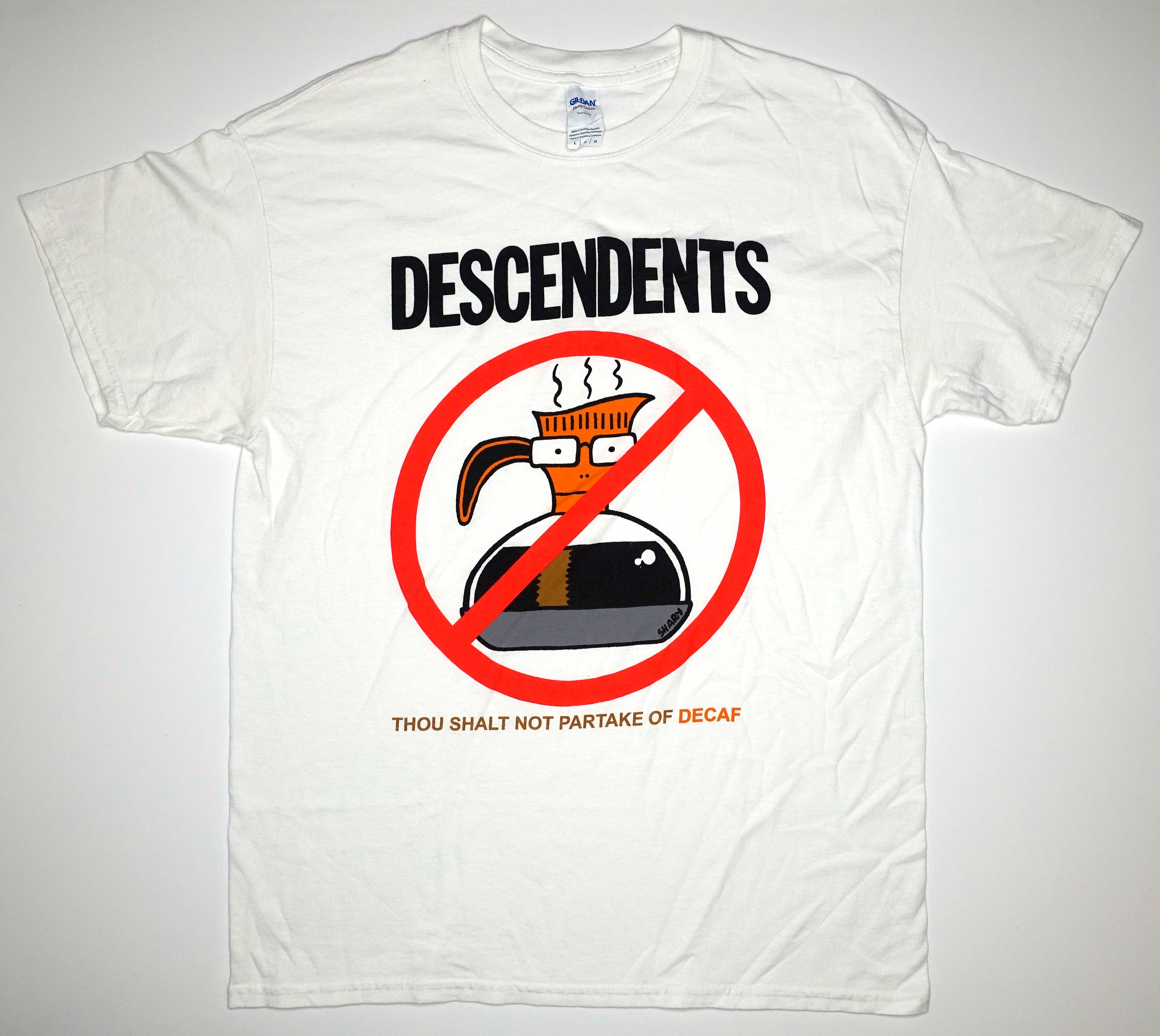 Descendents - Thou Shalt Not Partake Of Decaf Shirt Size Large