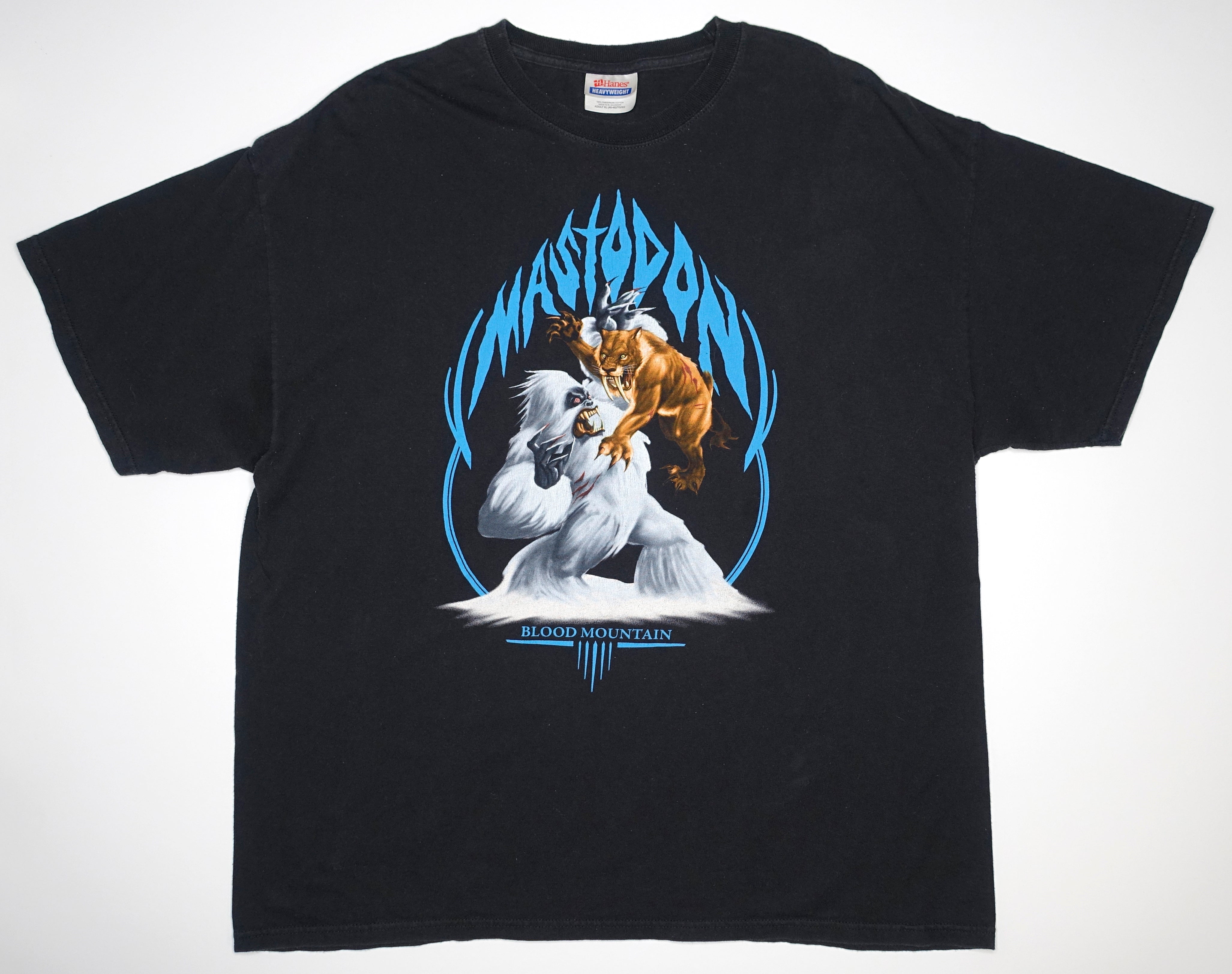 Mastodon - Blood Mountain / Sabertooth Vs Yeti 2006 Tour Shirt Size XL