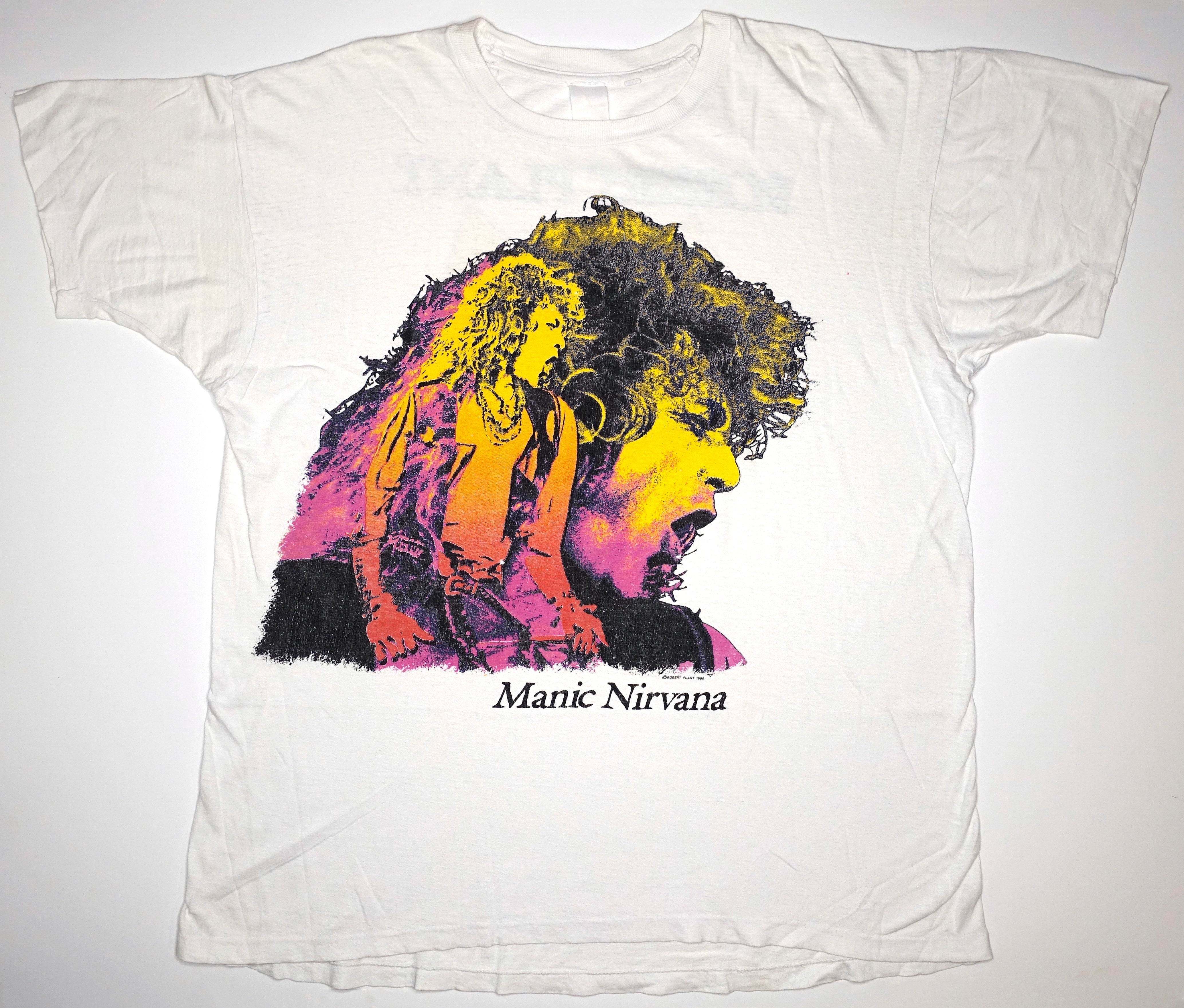 Robert Plant - Manic Nirvana 1990 Tour Shirt Size XL