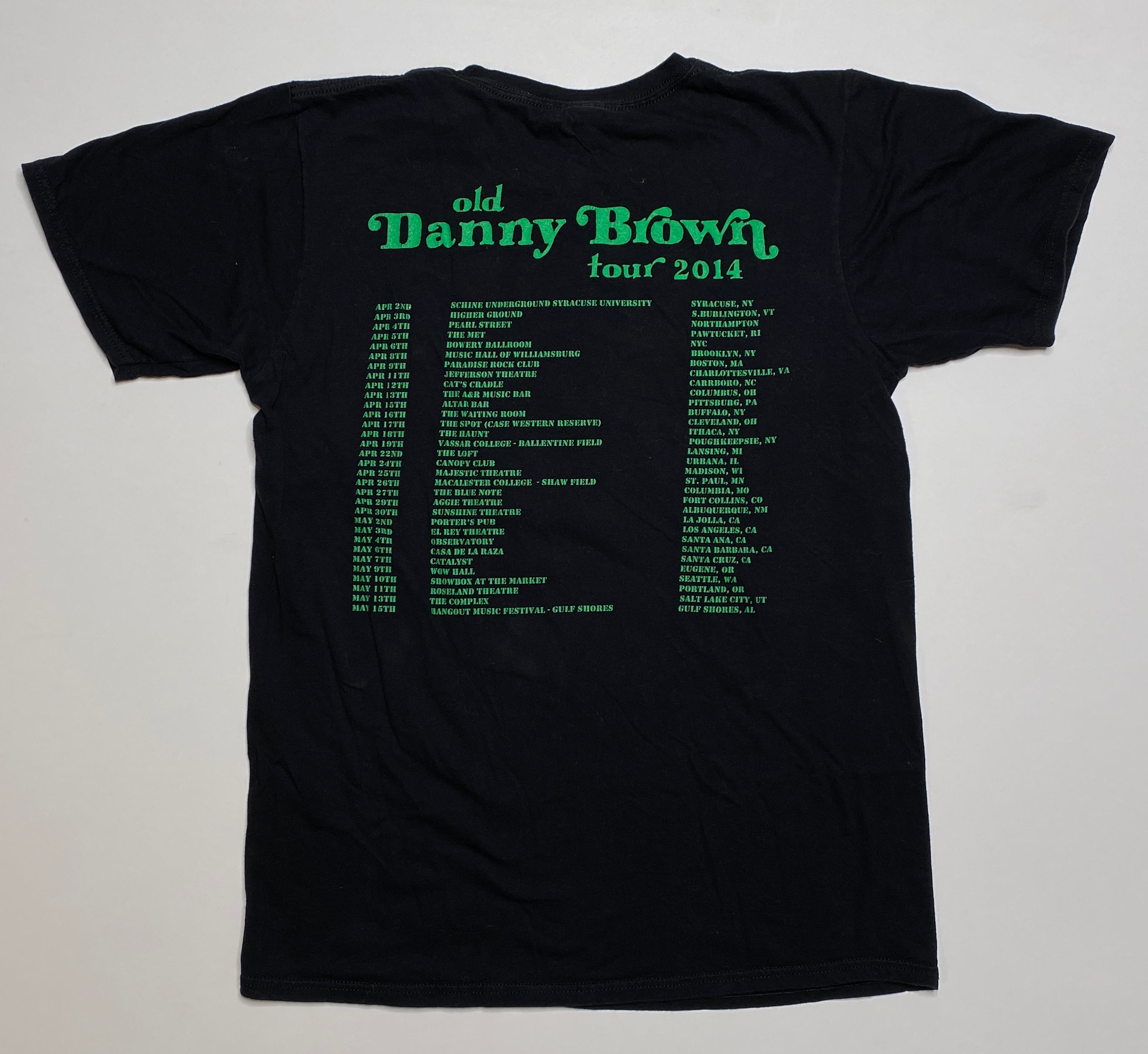 Danny Brown - Troll Doll Old 2014 North American Tour Shirt Size Medium
