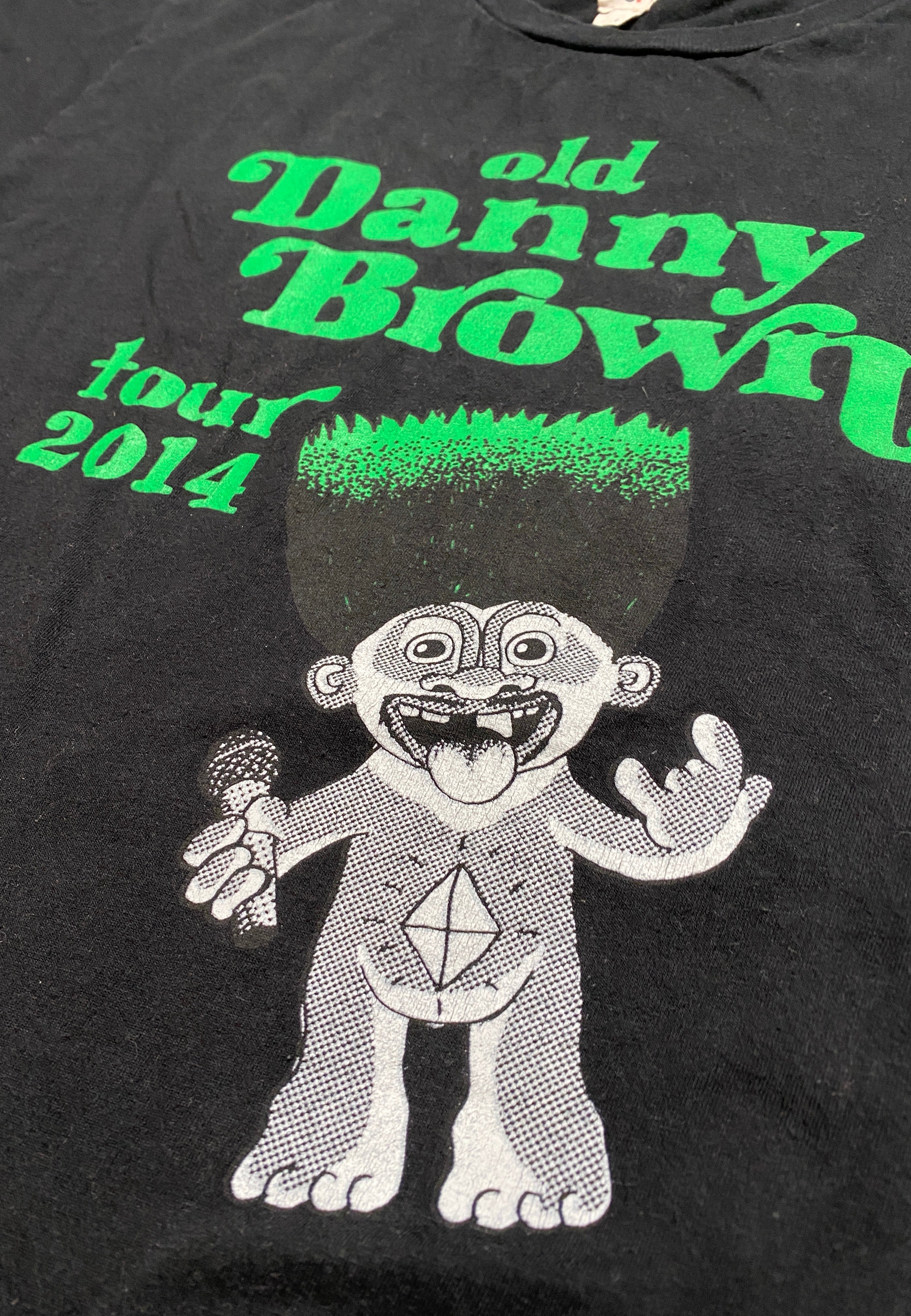 Danny Brown - Troll Doll Old 2014 North American Tour Shirt Size Medium