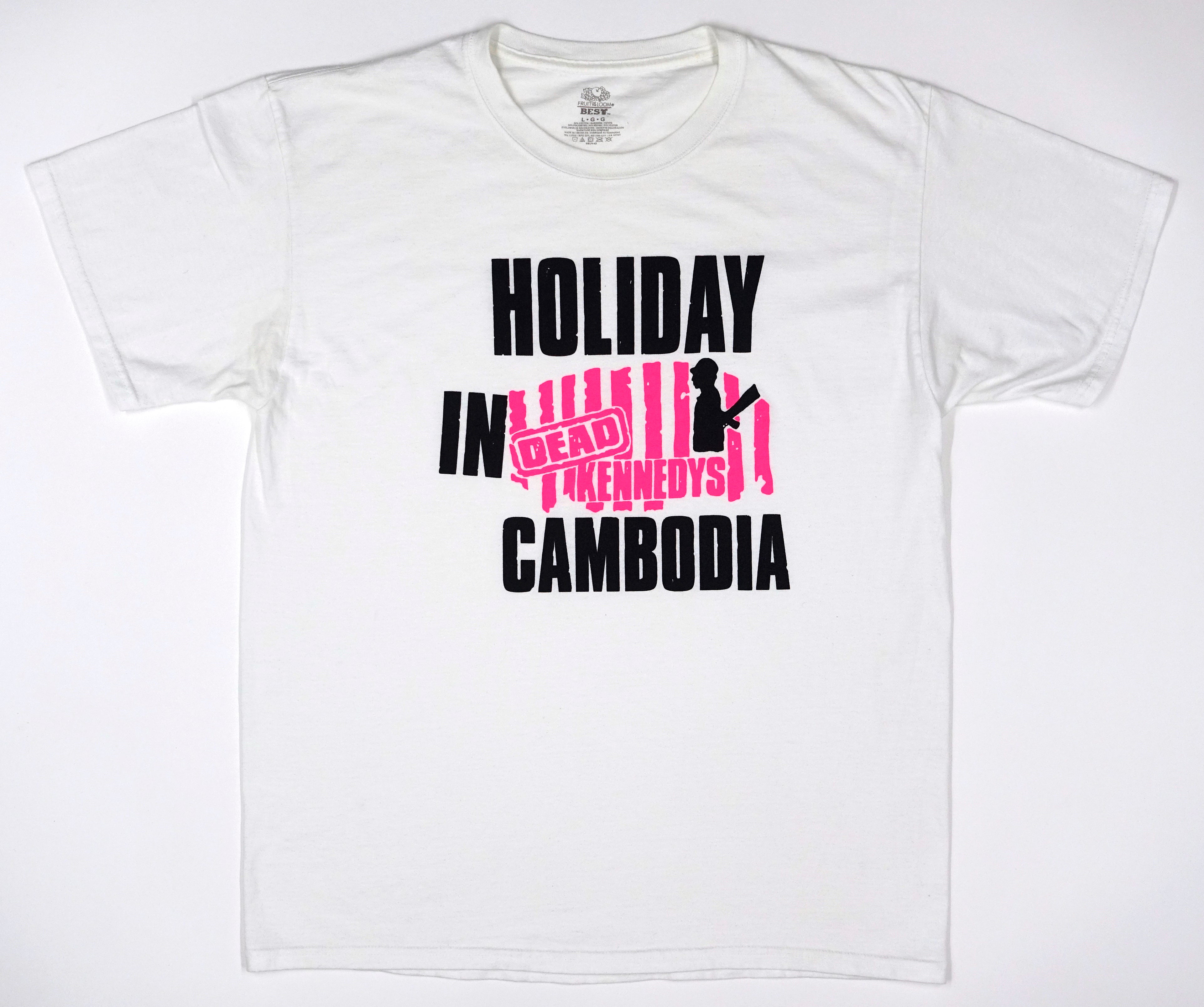 Dead Kennedys - Holiday In Cambodia 1980 Tour (Bootleg By Me) Shirt Size Large