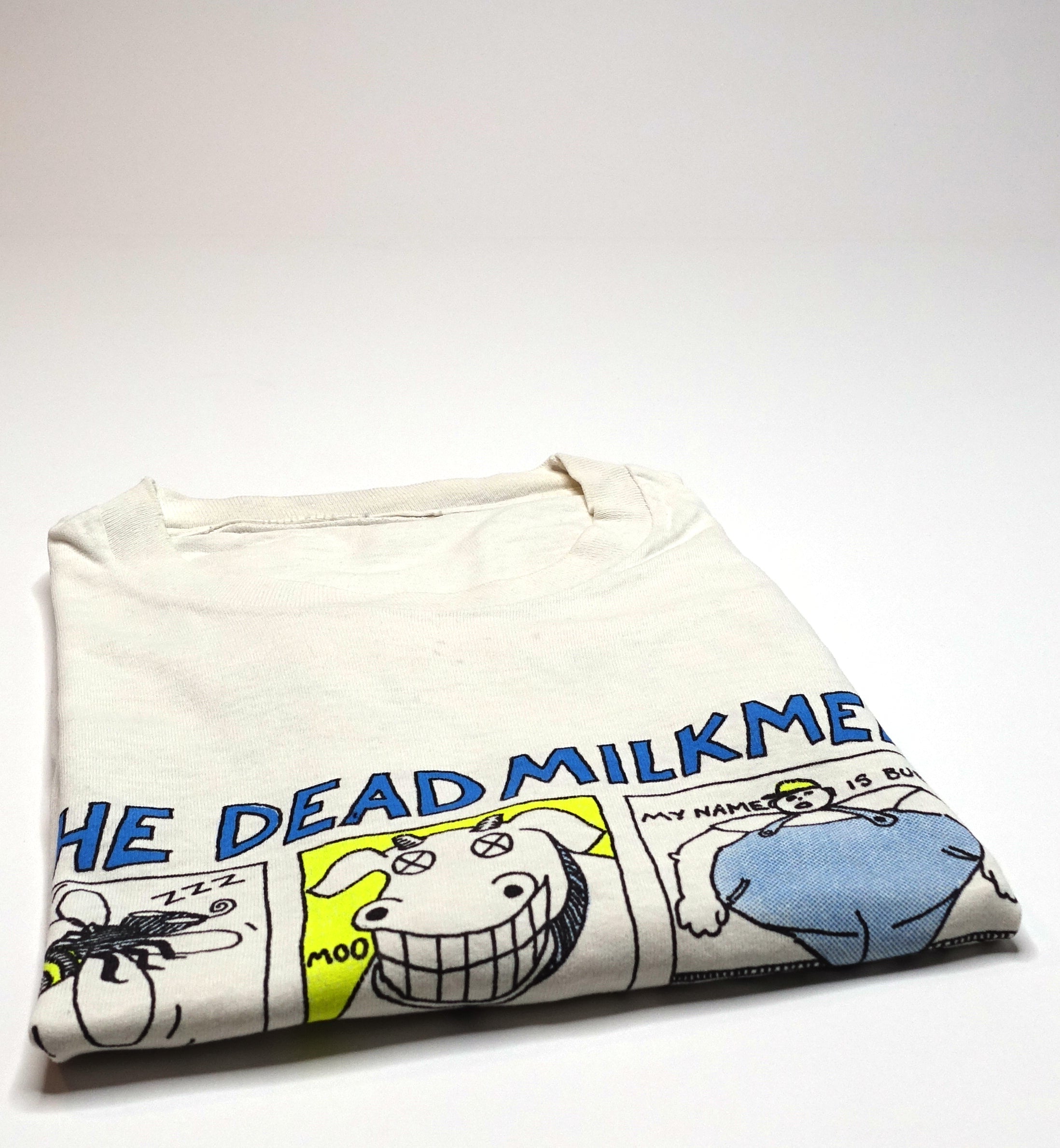 Dead Milkmen - Beelzebubba Mow Across America 1989 Tour Shirt Size XL