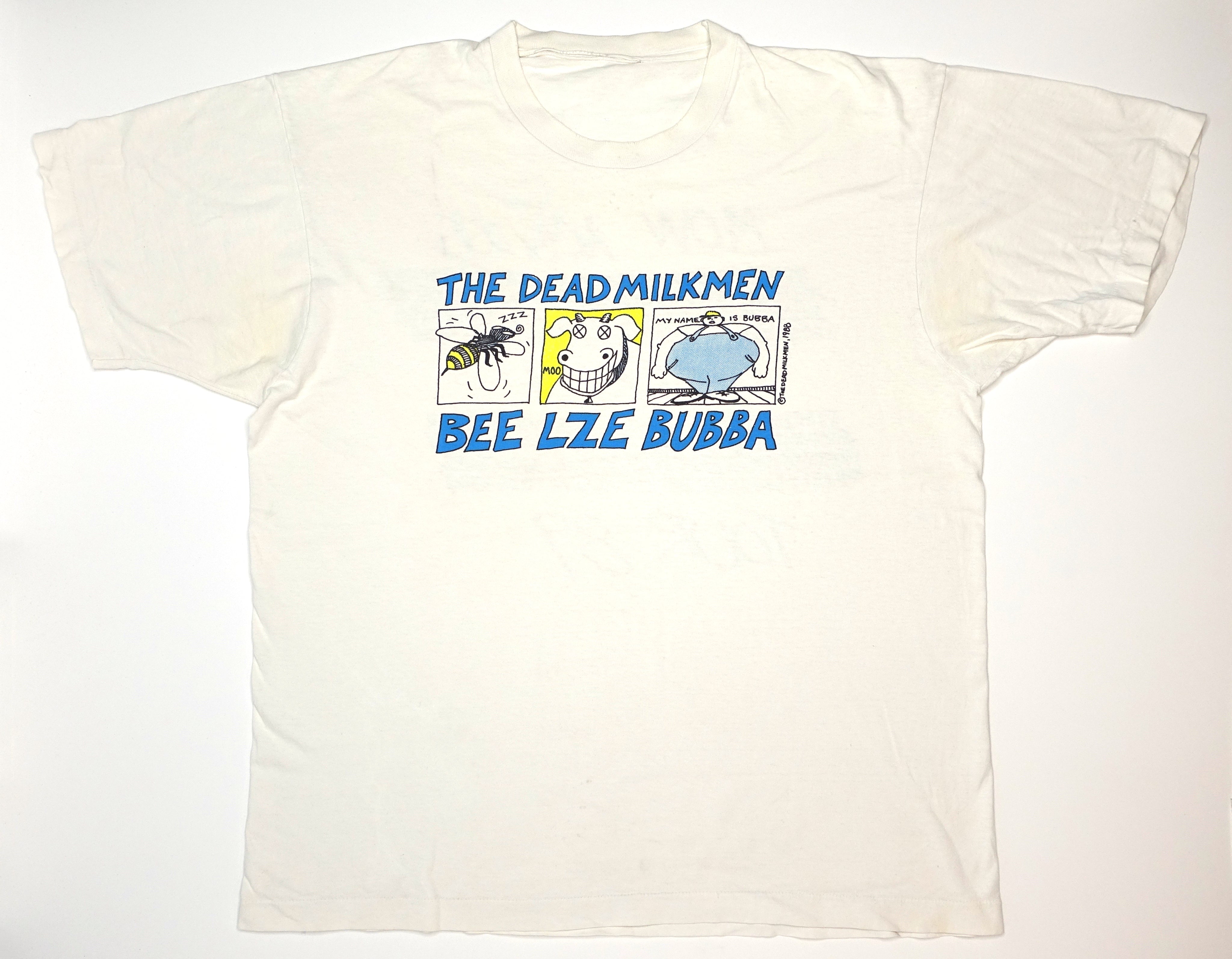 Dead Milkmen - Beelzebubba Mow Across America 1989 Tour Shirt Size XL