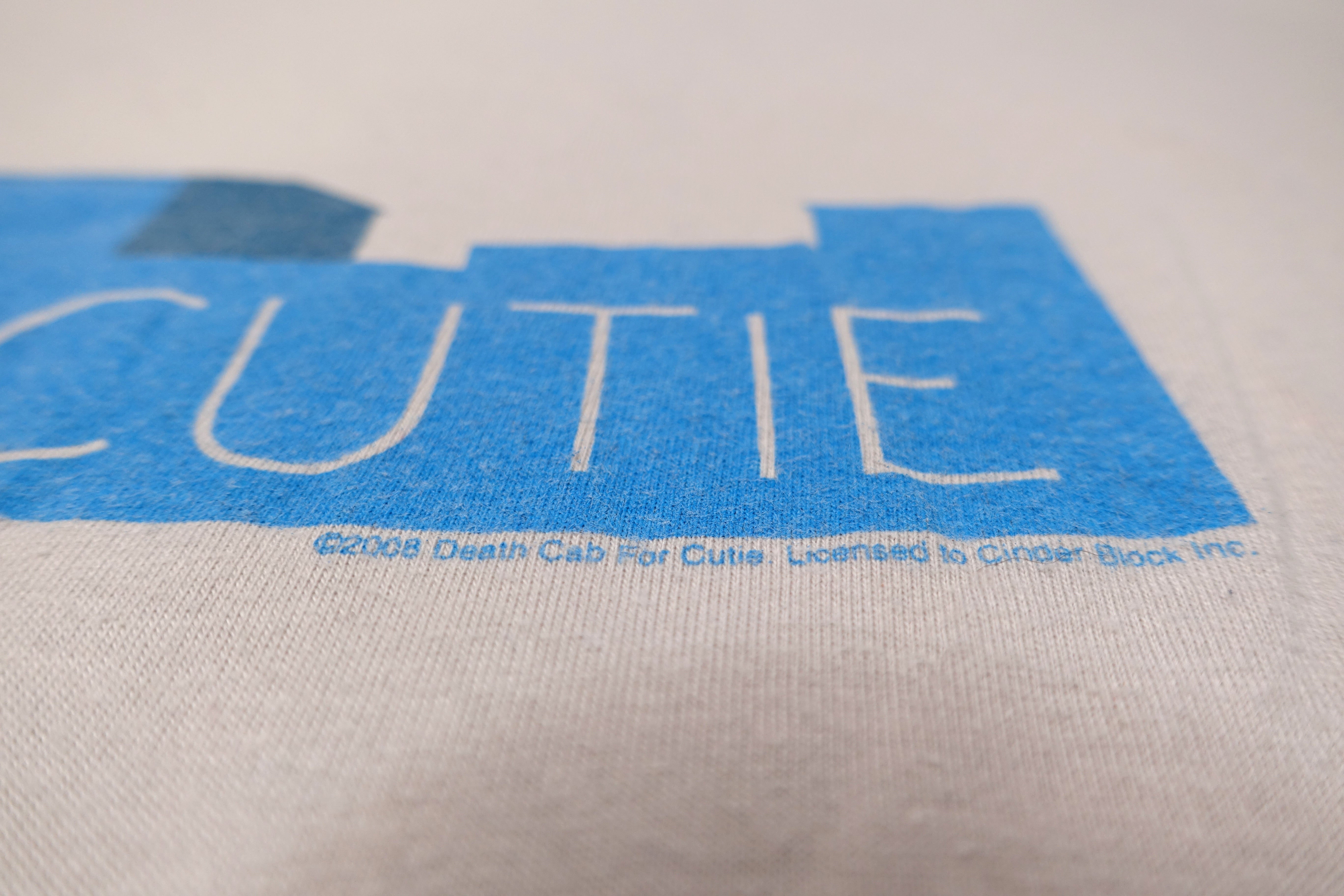 Death Cab For Cutie ‎– Industrial Complex 00's Tour Shirt Size XL