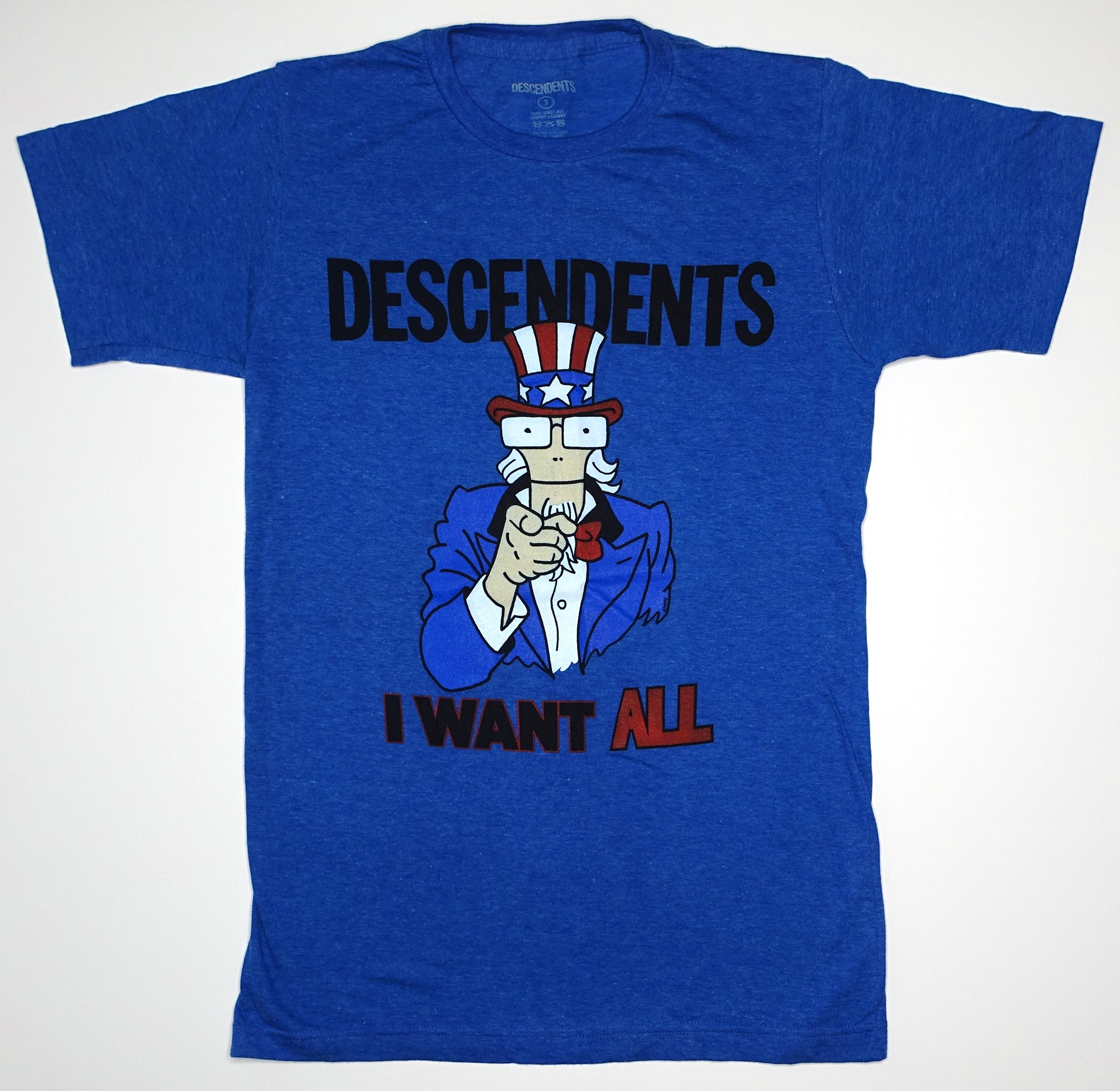Descendents - I Want ALL Blue Shirt Size Small