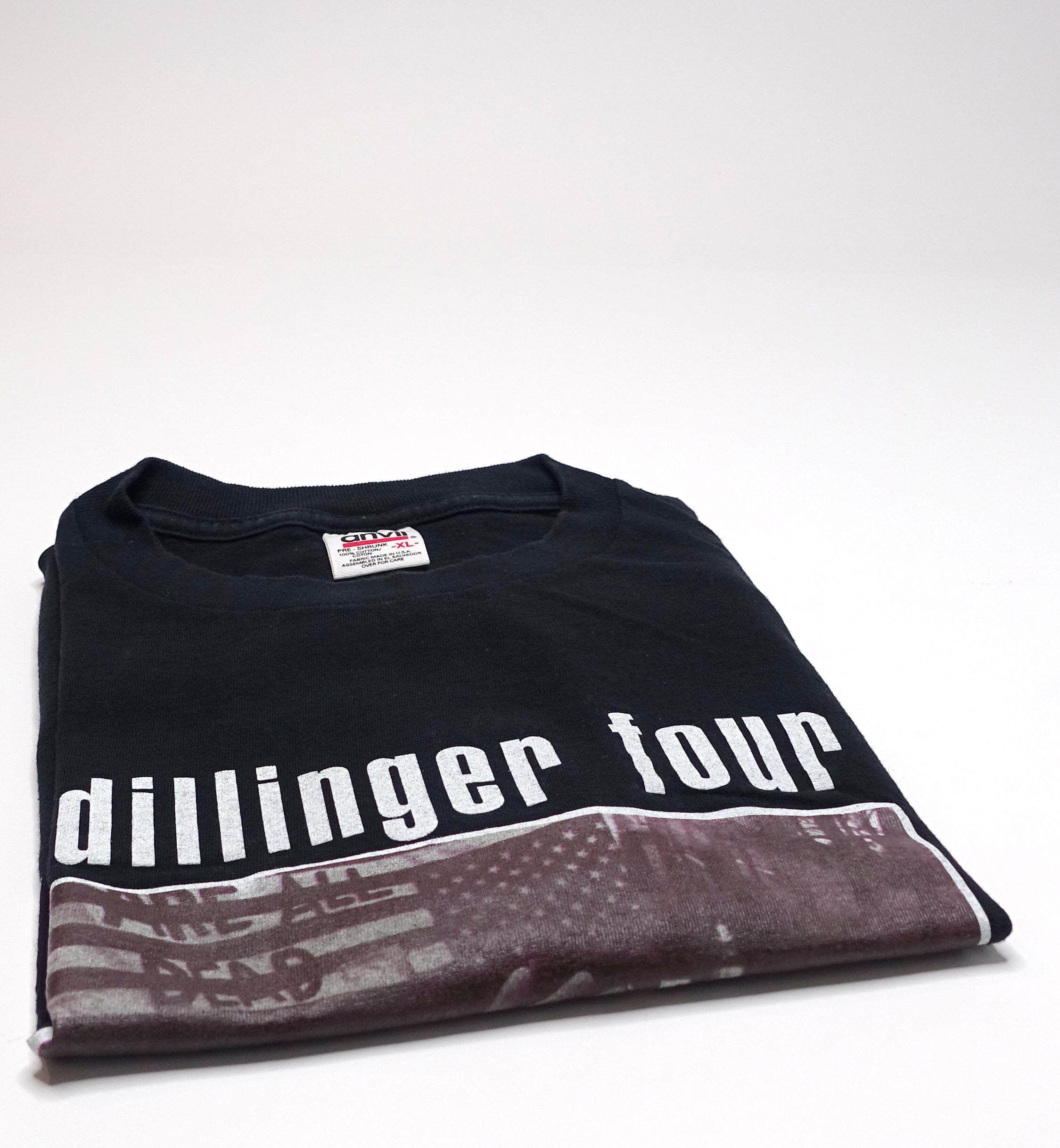 Dillinger Four ‎– Midwestern Songs Of The Americas 1998 Tour Shirt (Anvil) Size XL