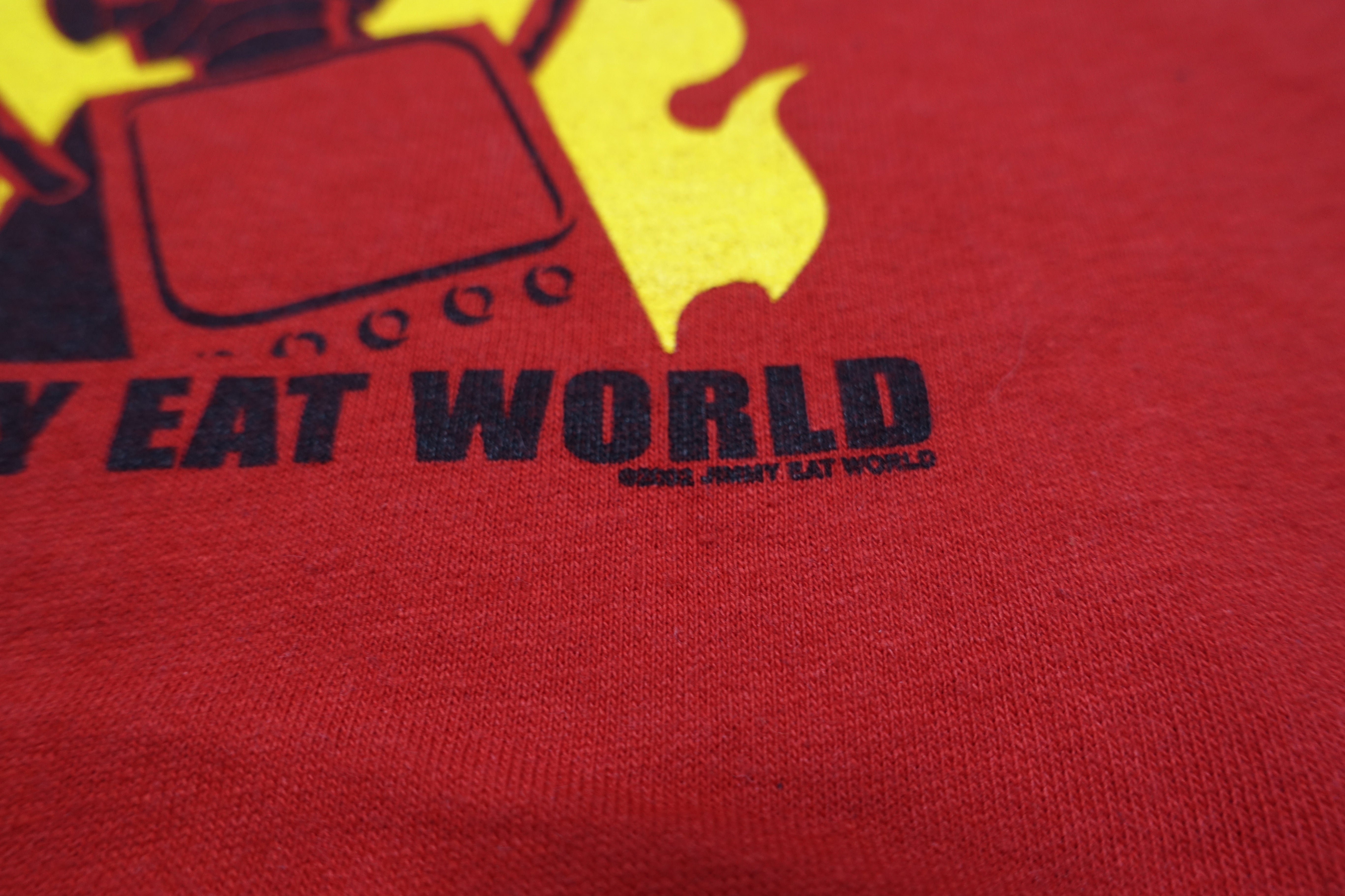 Jimmy Eat World - Flaming Robot USA 2002 Tour Shirt Size Large