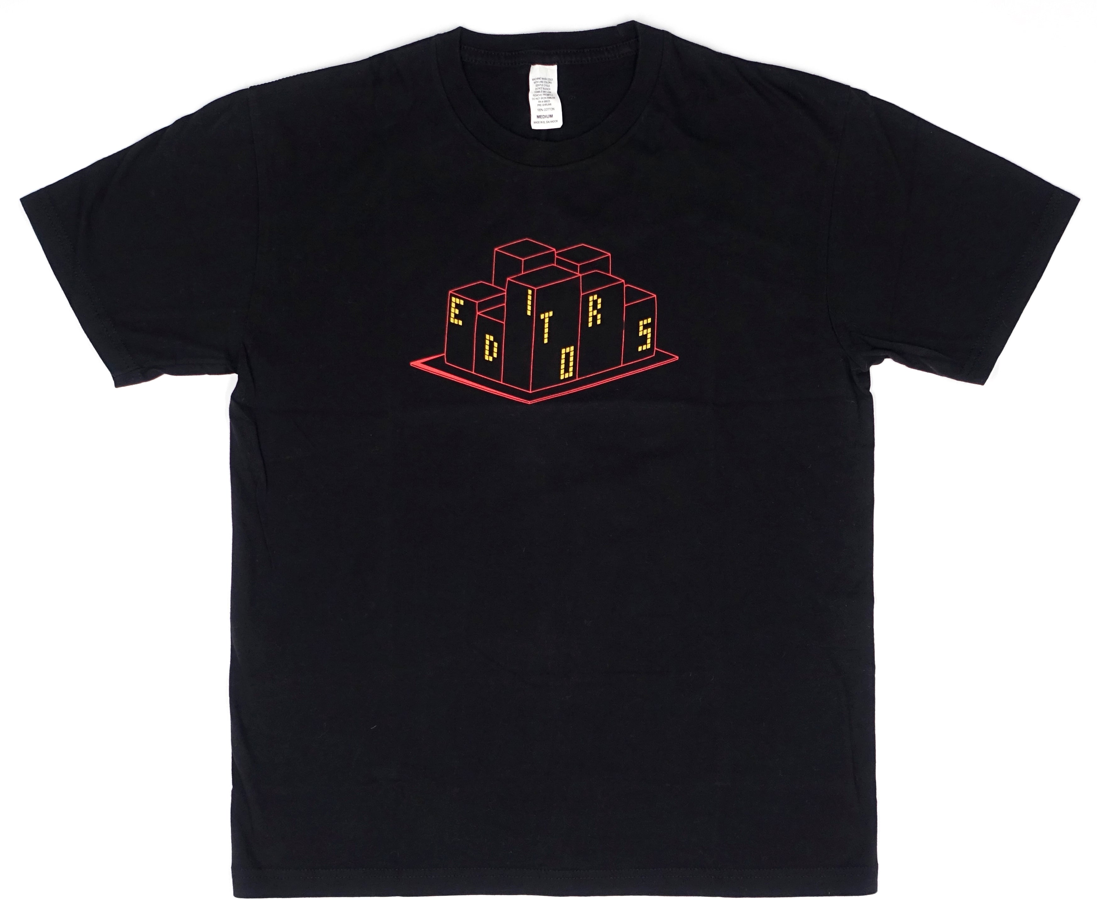 Editors - An End Has A Start World Digital Blocks Tour 2008 Tour Shirt Size Medium