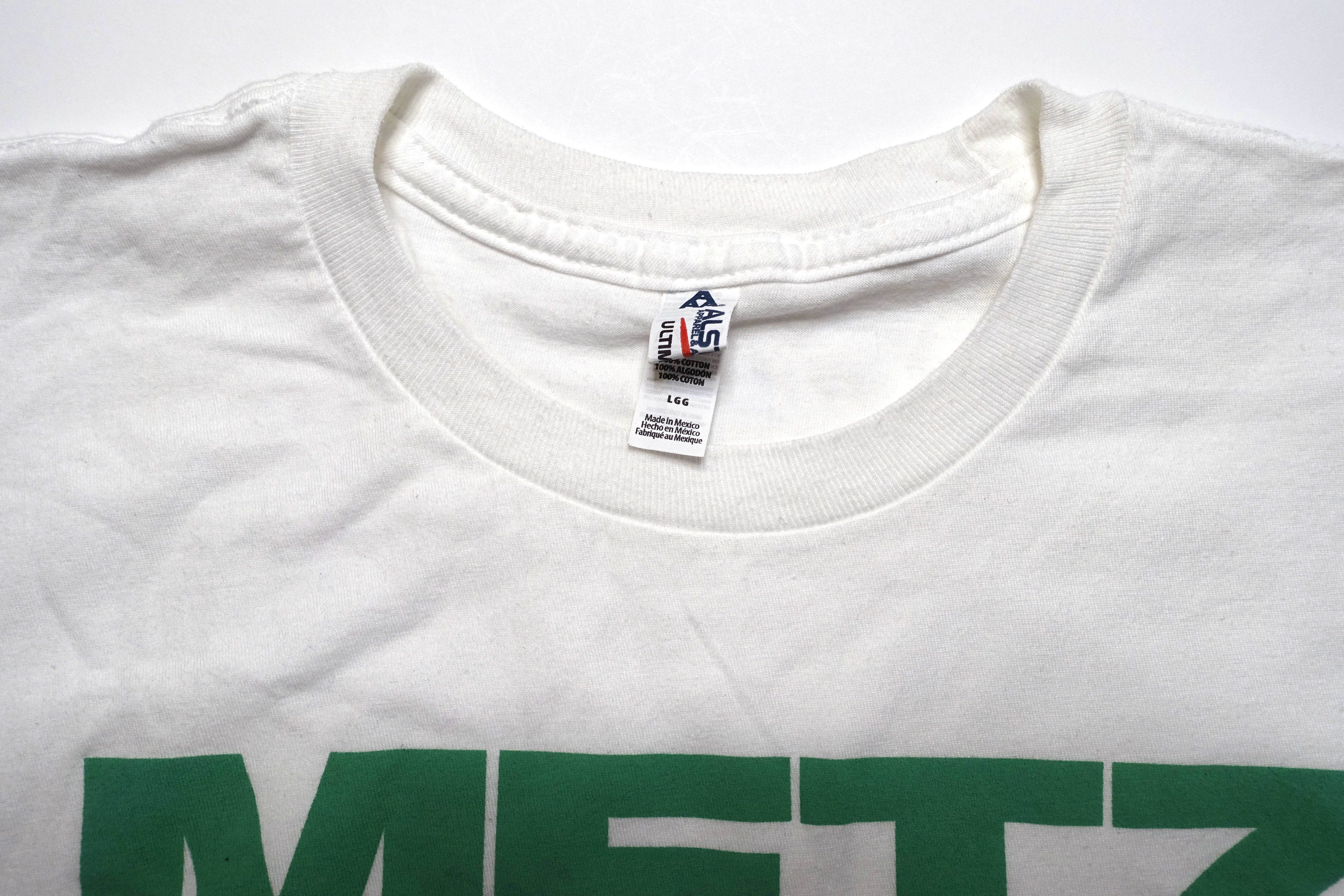 METZ - Green Eraser 2012 Tour Shirt Size Large