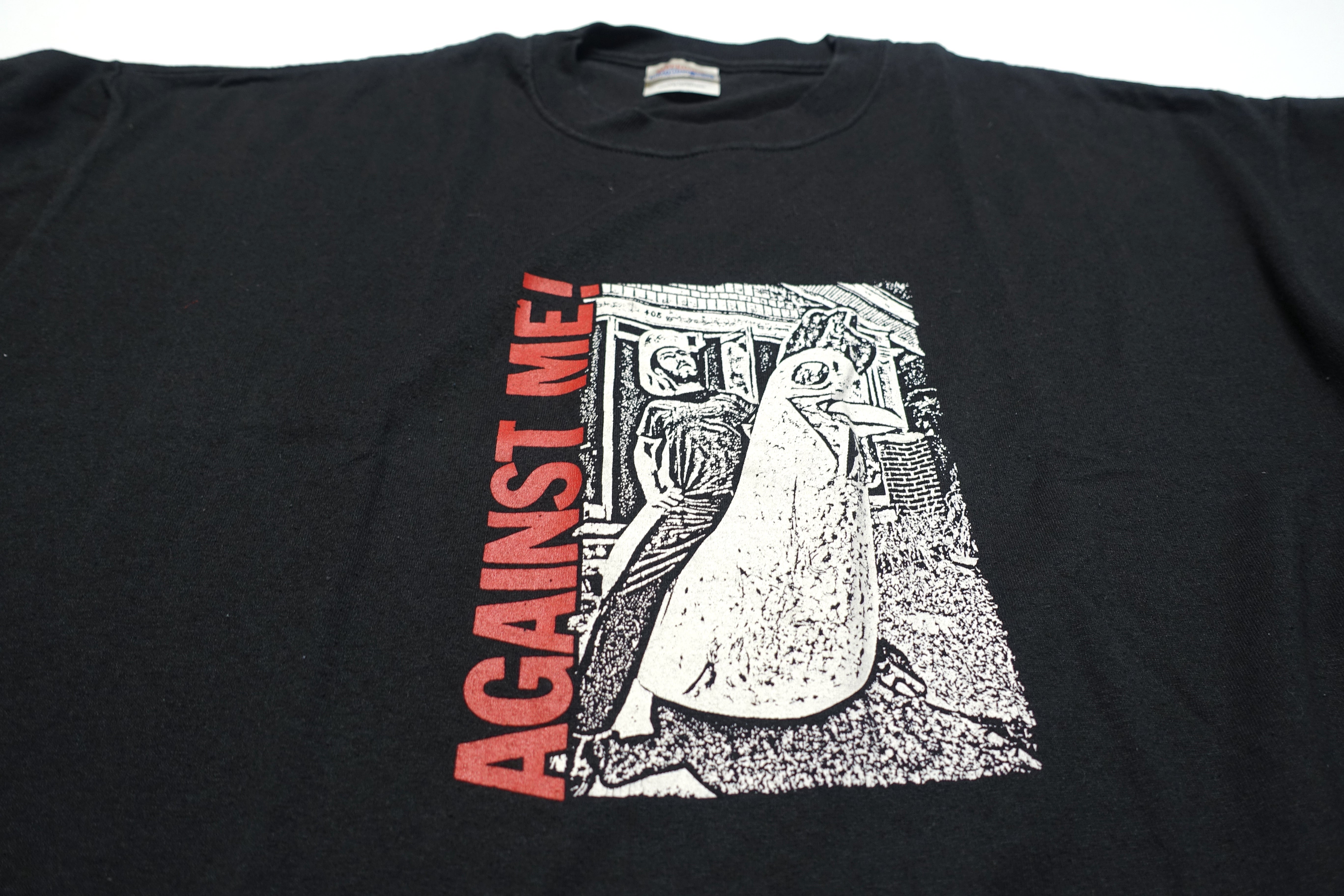 Against Me! - As The Eternal Cowboy / Chicken Cowboy 2003 Tour Shirt Size XL
