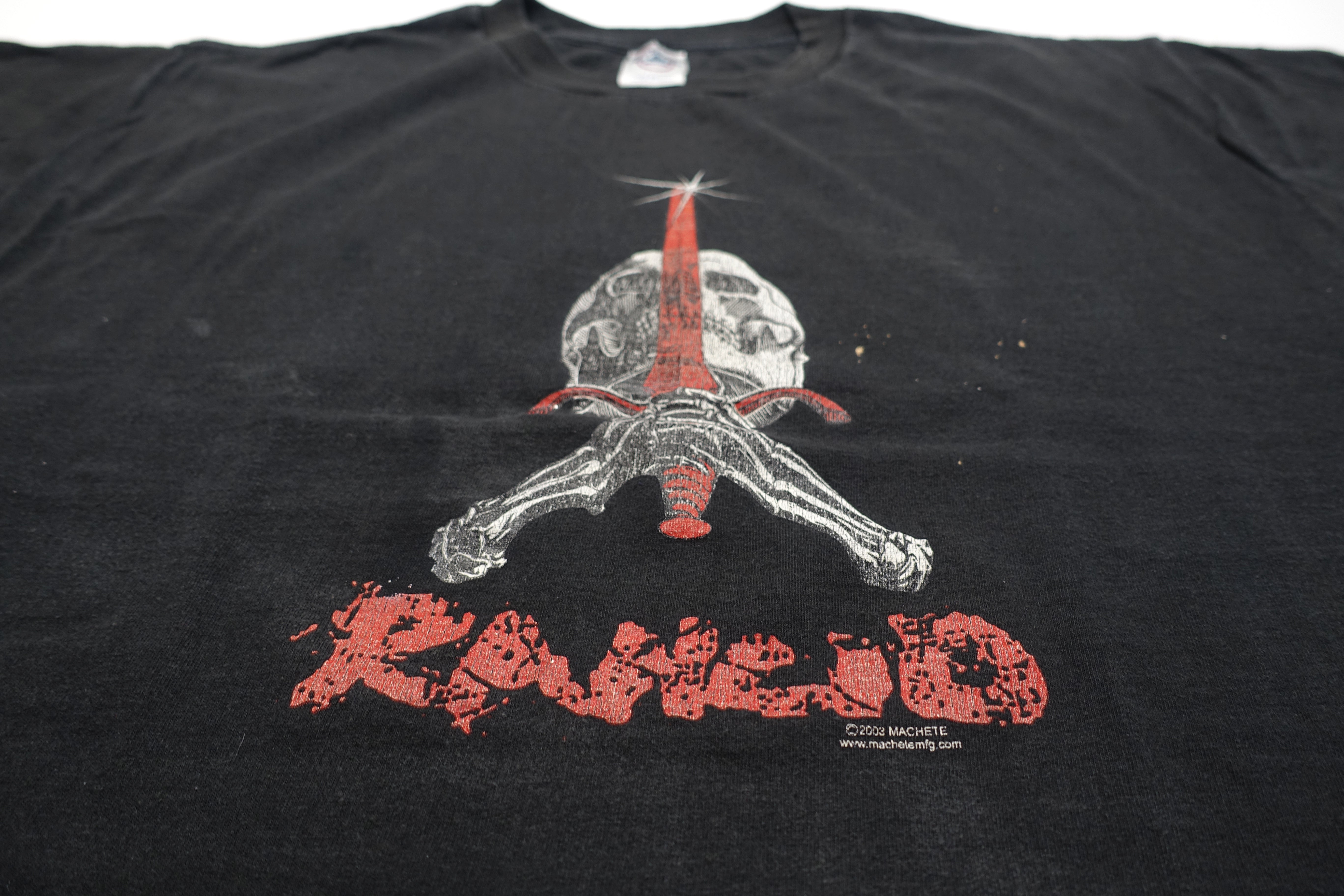 Rancid - Skull & Sword 2003 Tour Shirt Size XL